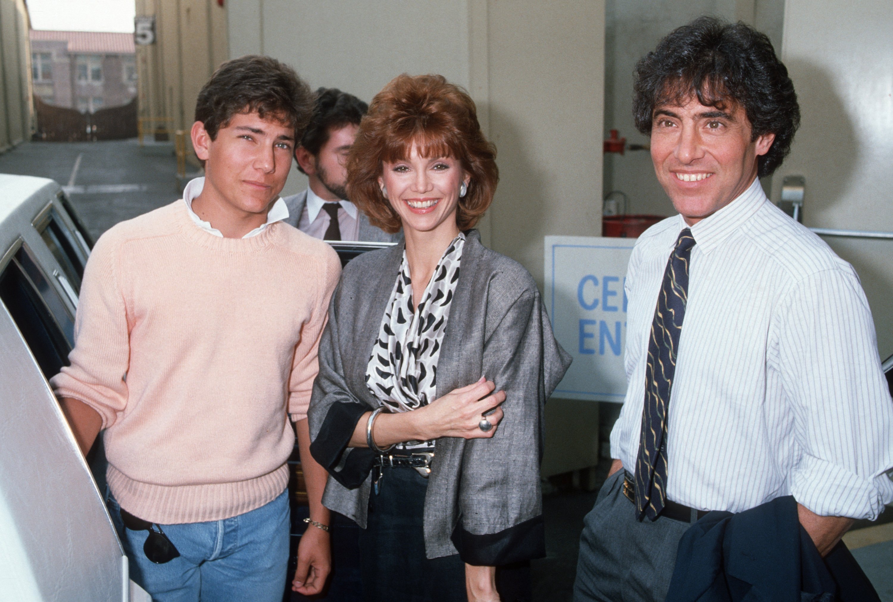 Andrew Glassman, Victoria Principal and Harry Glassman at the Stop Arthritis Telethon. | Source: Getty Images