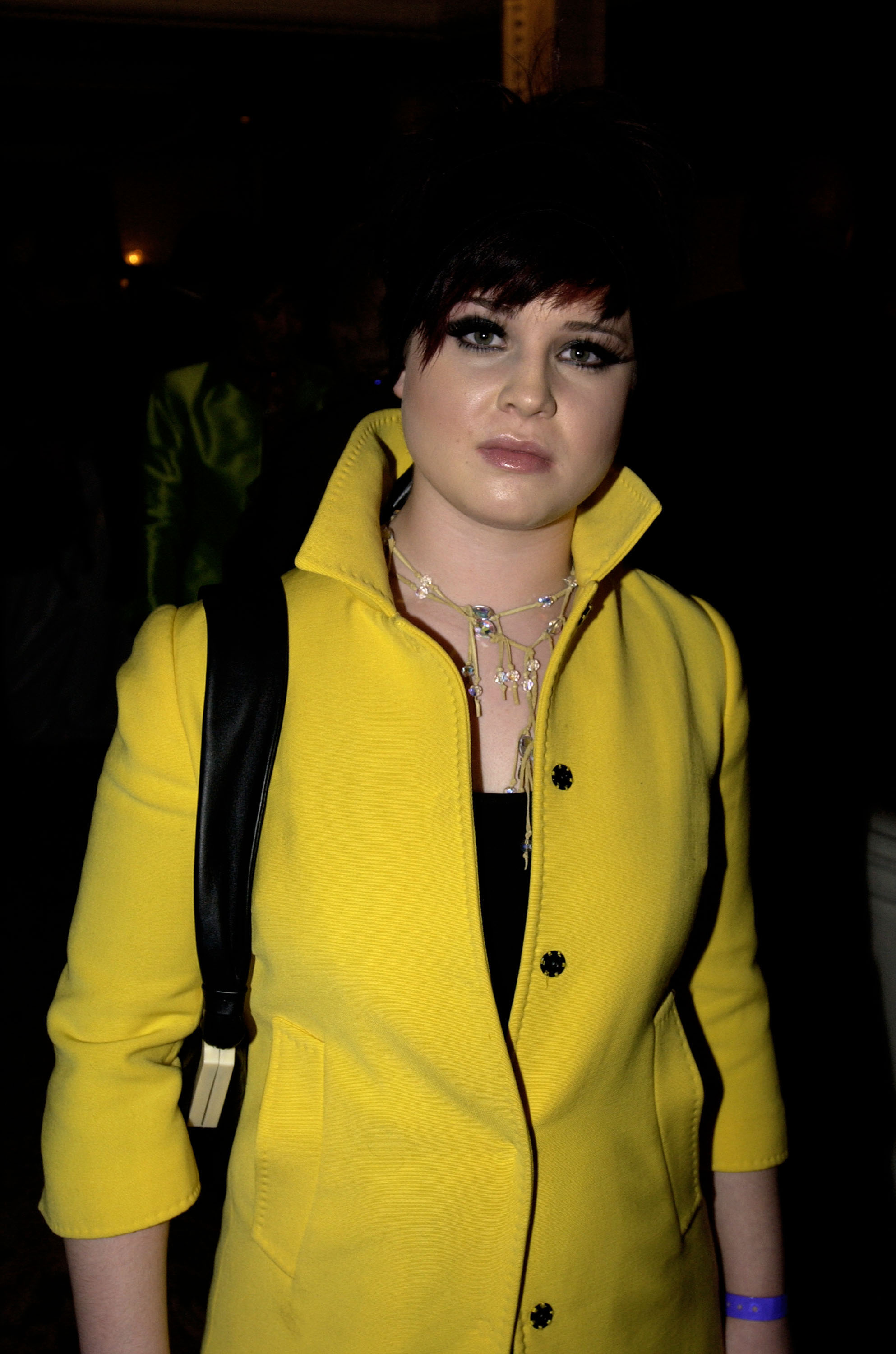 A teenage Kelly Osbourne had a heavy-set look, but she was not overly big during the time the world first got to know her thanks to "The Osbournes" reality show. In this photo, she posed at the 44th Annual GRAMMY Awards Clive Davis Pre-GRAMMY Party at the Beverly Hills Hotel on February 26, 2002, in Beverly Hills, California.