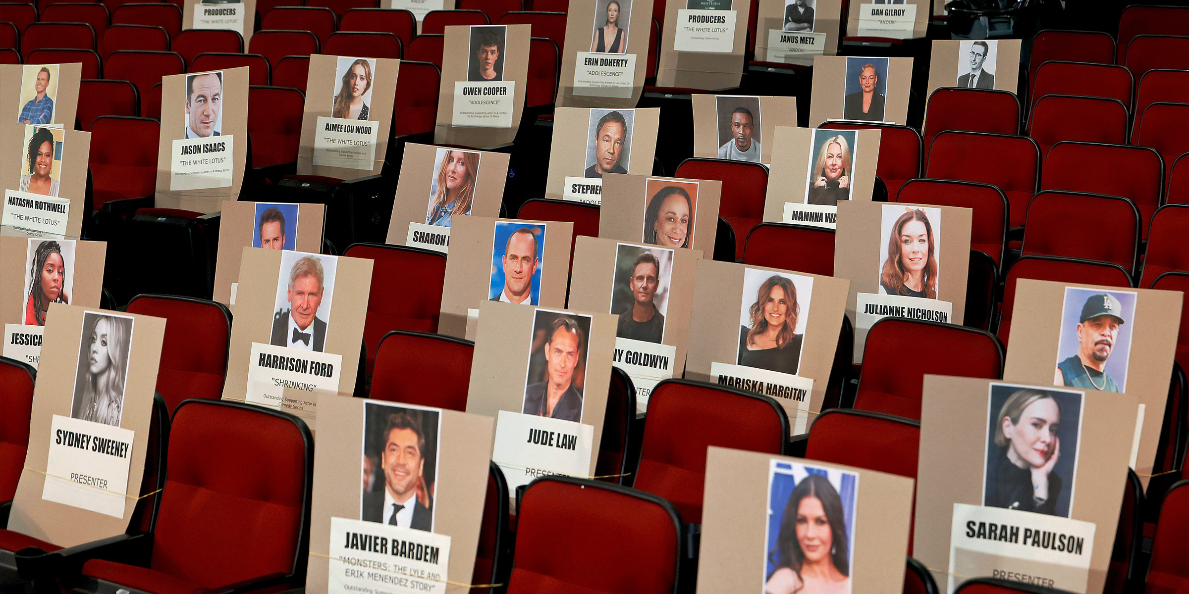Sydney Sweeney's seat at the Emmys | Source: Getty Images