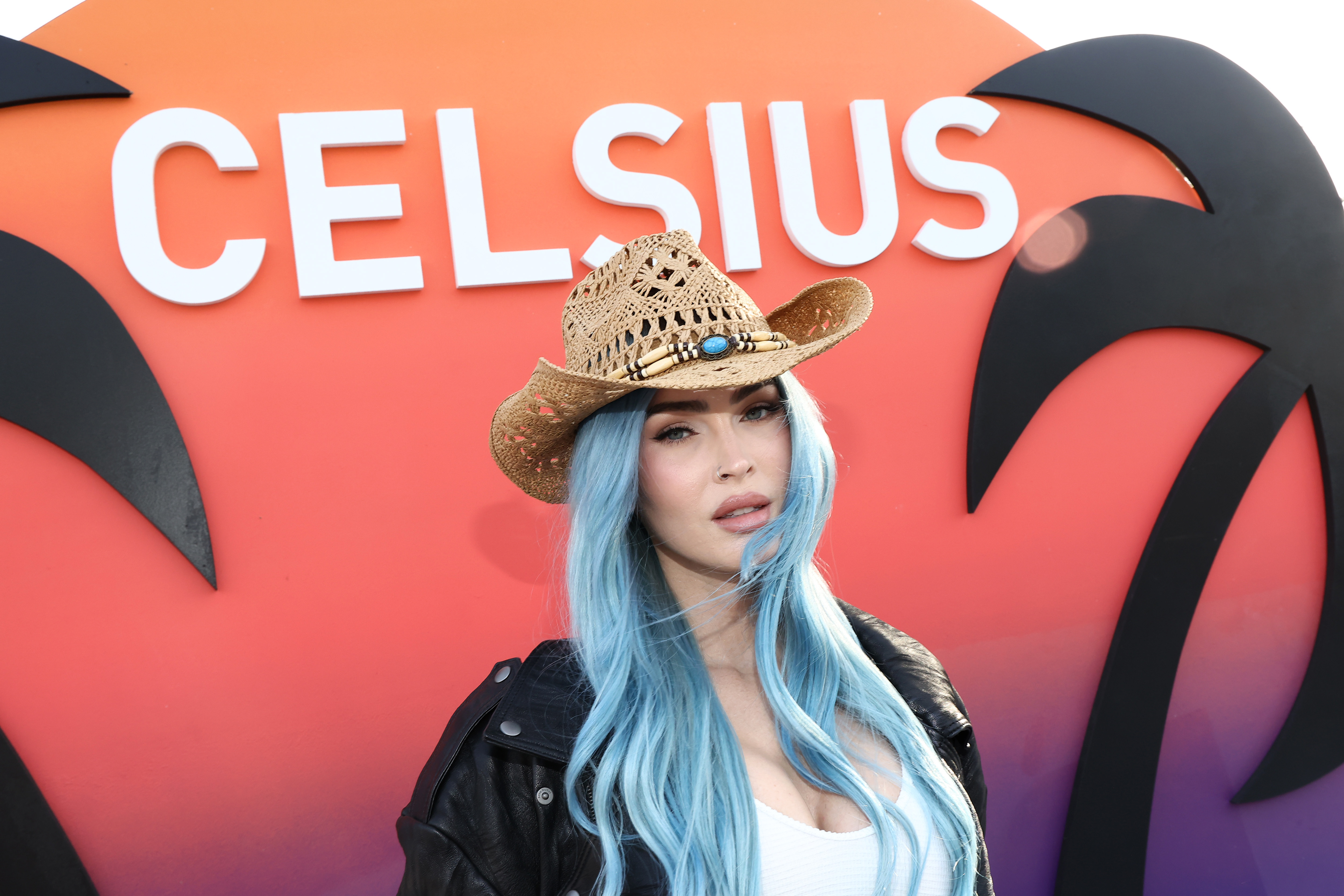 Megan Fox at CELSIUS Cosmic Desert Event at Coachella on April 12, 2024 in Indio, California | Source: Getty Images