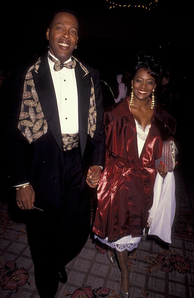 Meshach Taylor and Bianca Ferguson attend Natonal Conference of Christians and Jews Benefit Gala on October 28, 1991 at the Century Plaza Hotel | Photo: Getty Images