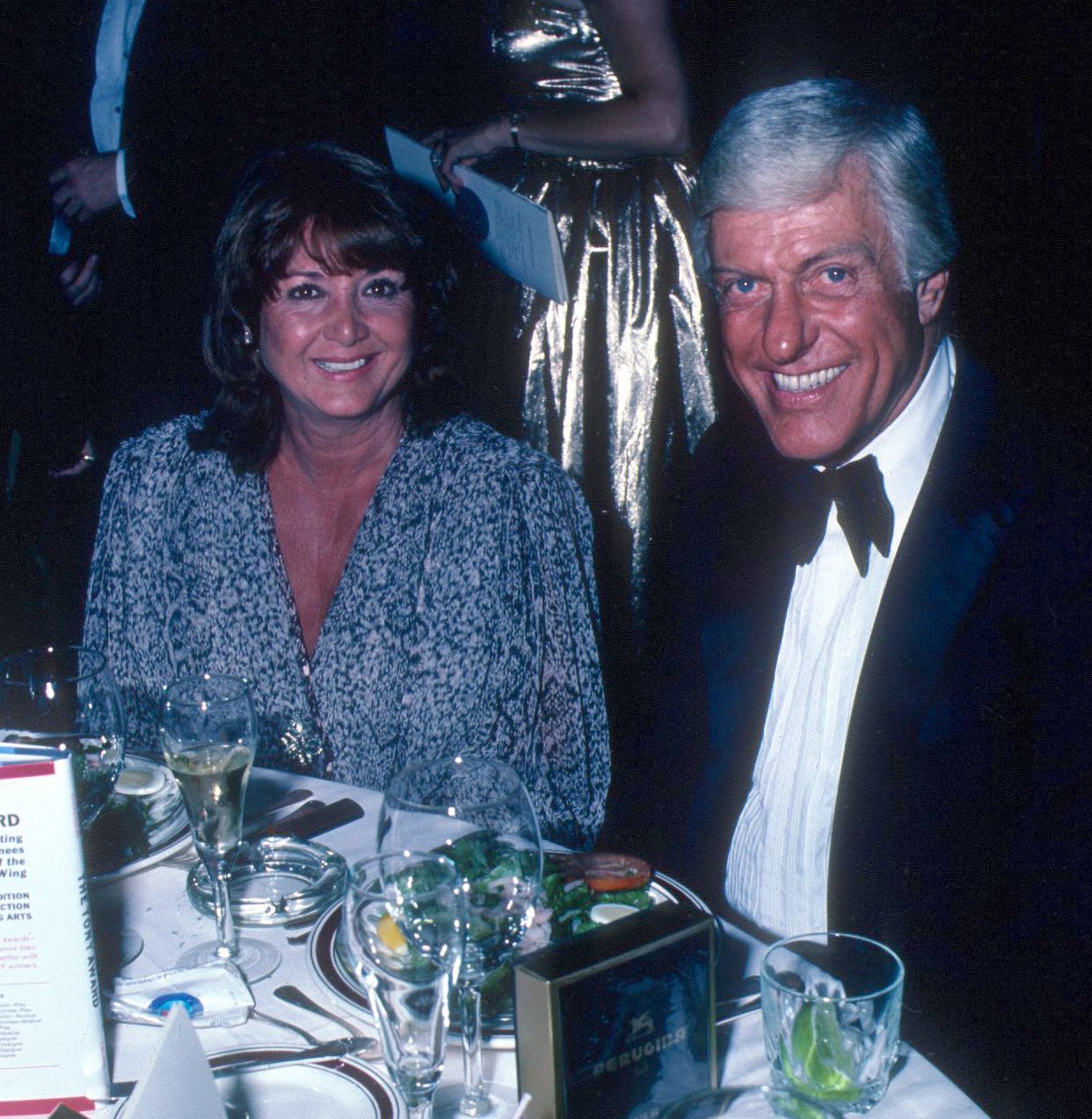 Dick Van Dyke and Michelle Triola attend the 39th Annual Tony Awards at the Shubert Theater in New York City on June 2, 1985. | Source : Getty Images