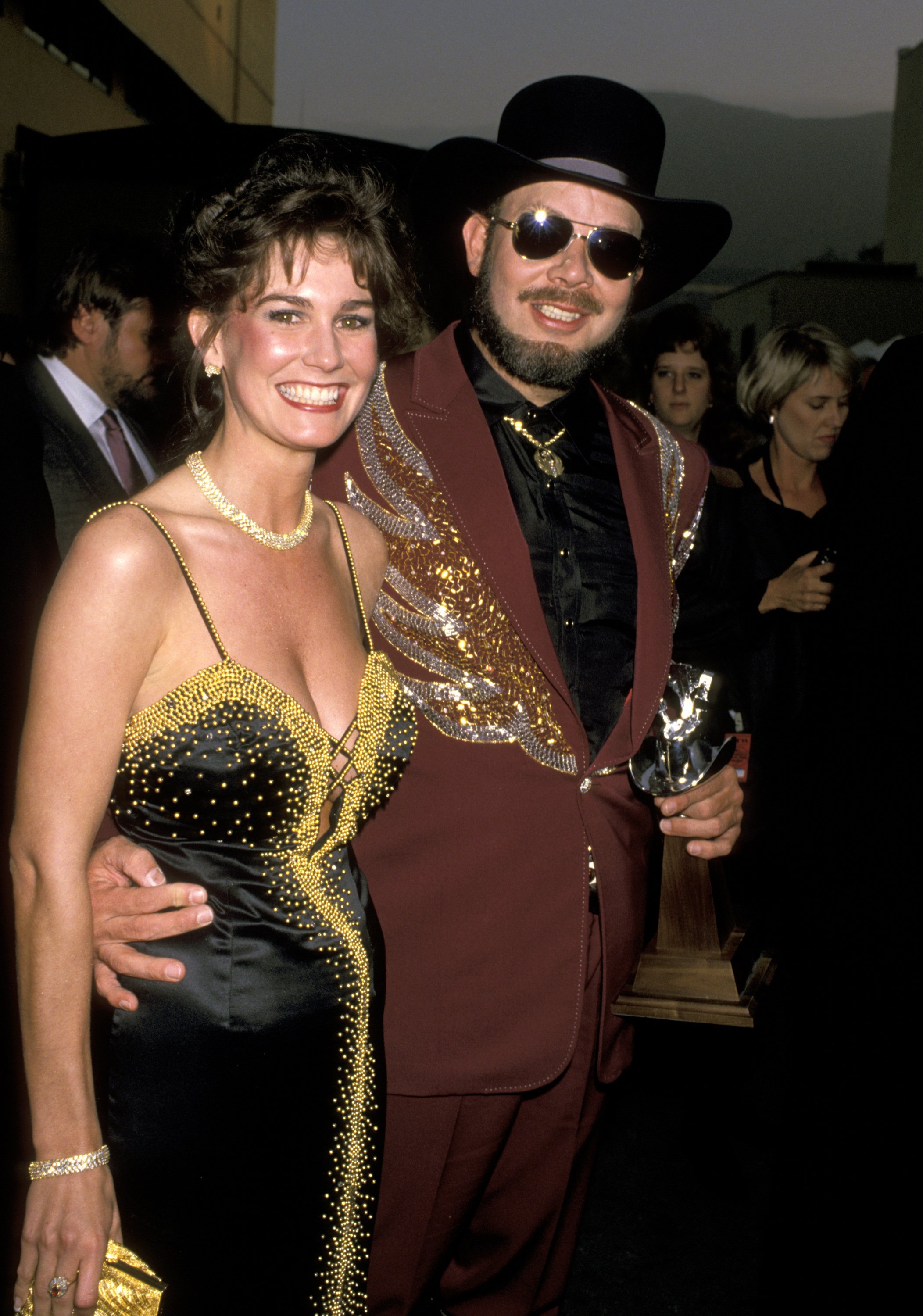 Mary Jane Thomas and Hank Williams Jr. during the 24th Annual Academy of Country Music Awards in Los Angeles, California, on April 10, 1989. | Source: Getty Images