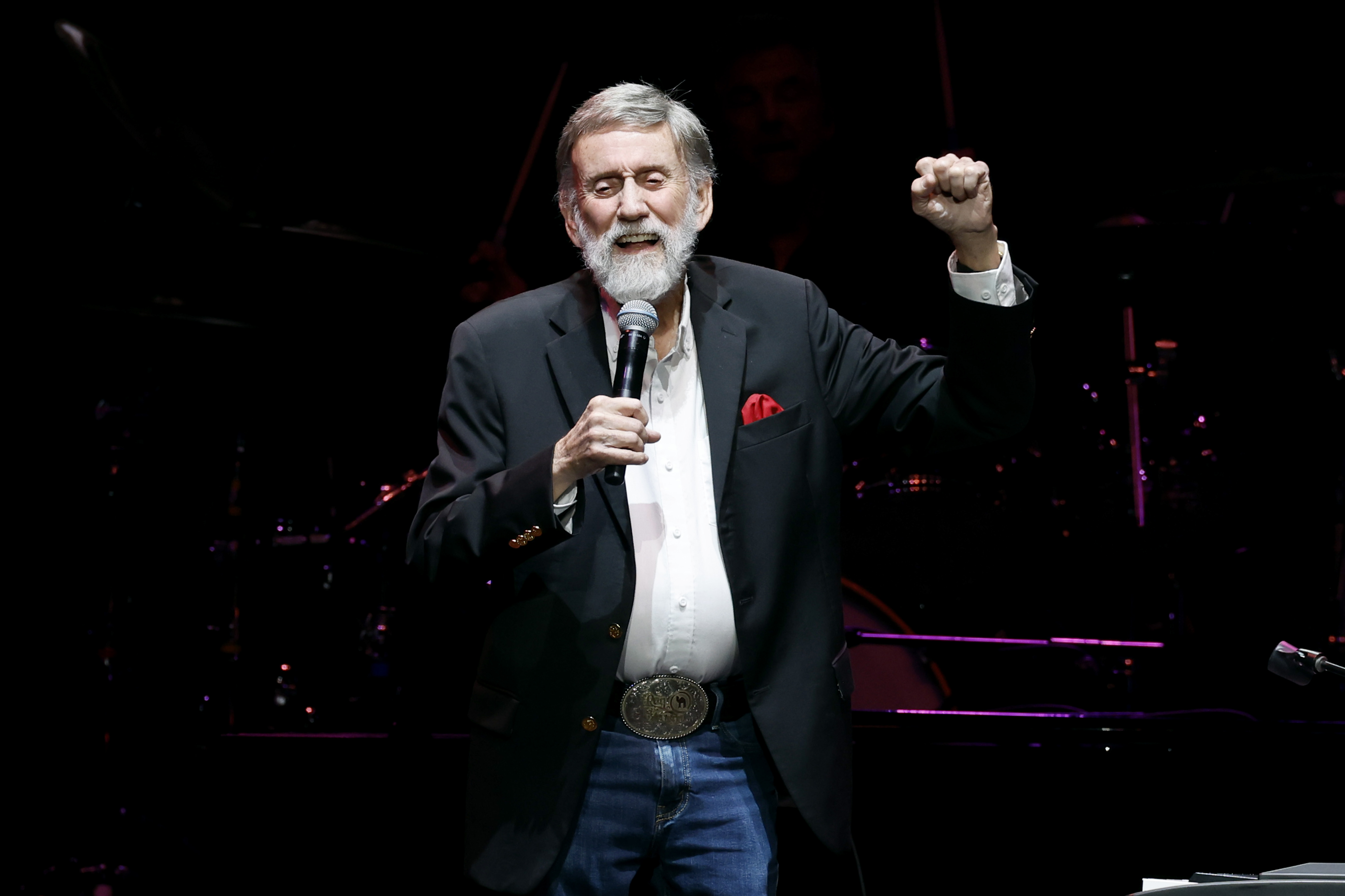 Ray Stevens performs onstage for "The Final Nashville Show - A Tribute To Ronnie Milsap" at Bridgestone Arena on October 3, 2023 in Nashville, Tennessee | Source: Getty Images