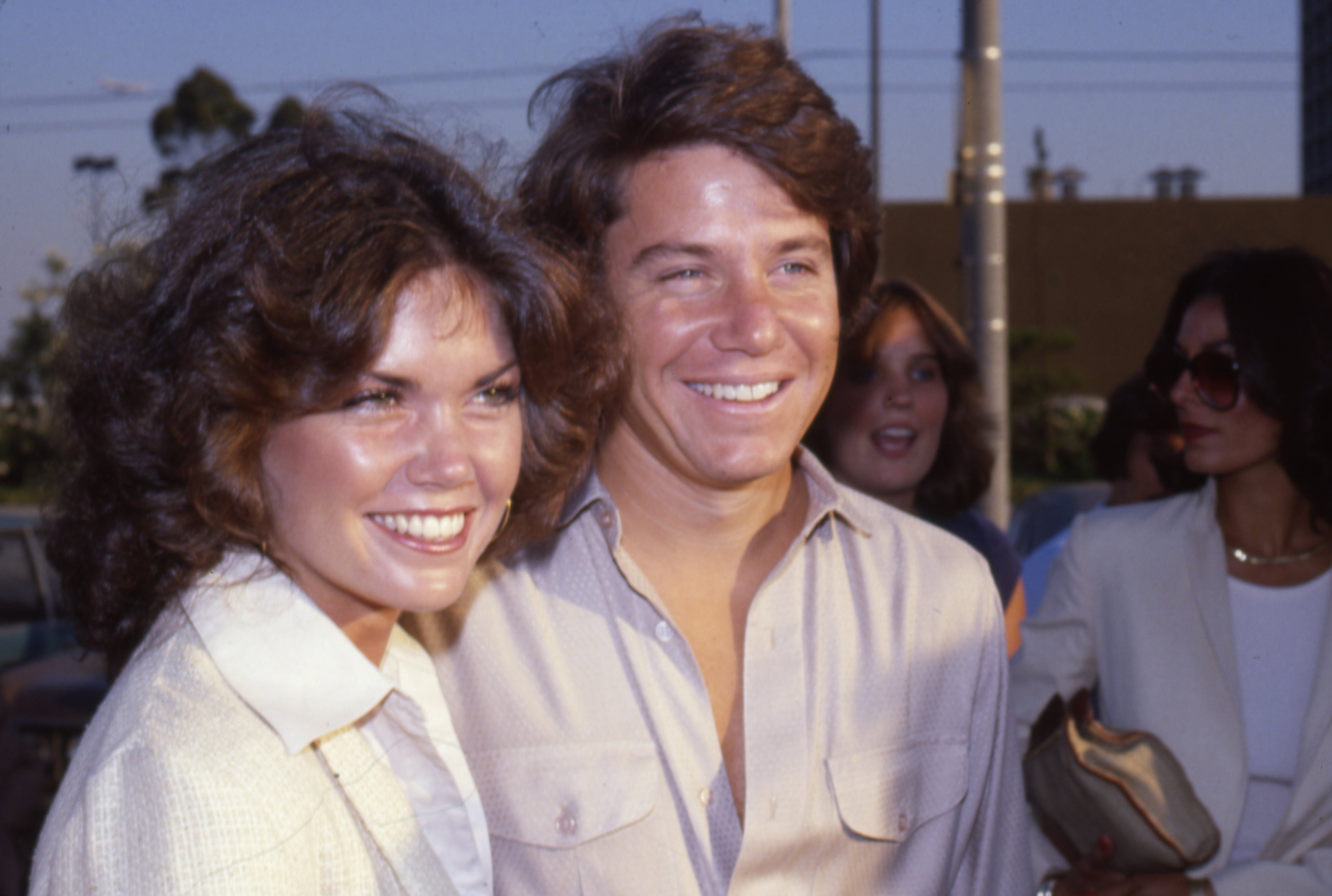 Lorrie Mahaffey and Anson Williams at an event in 1980 in Los Angeles | Source: Getty Images