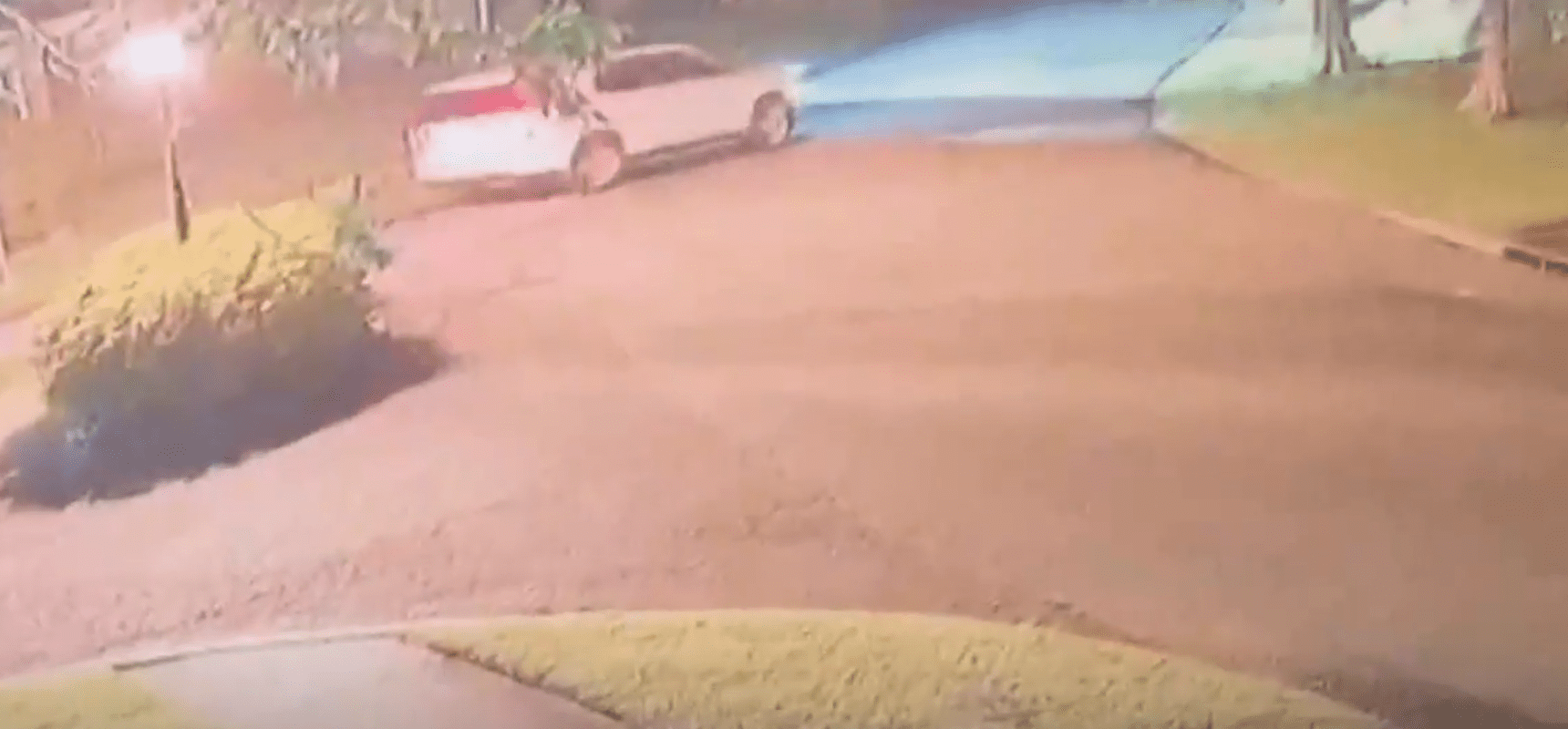 Car being stolen caught on surveillance camera. | Source: WBRZ-TV