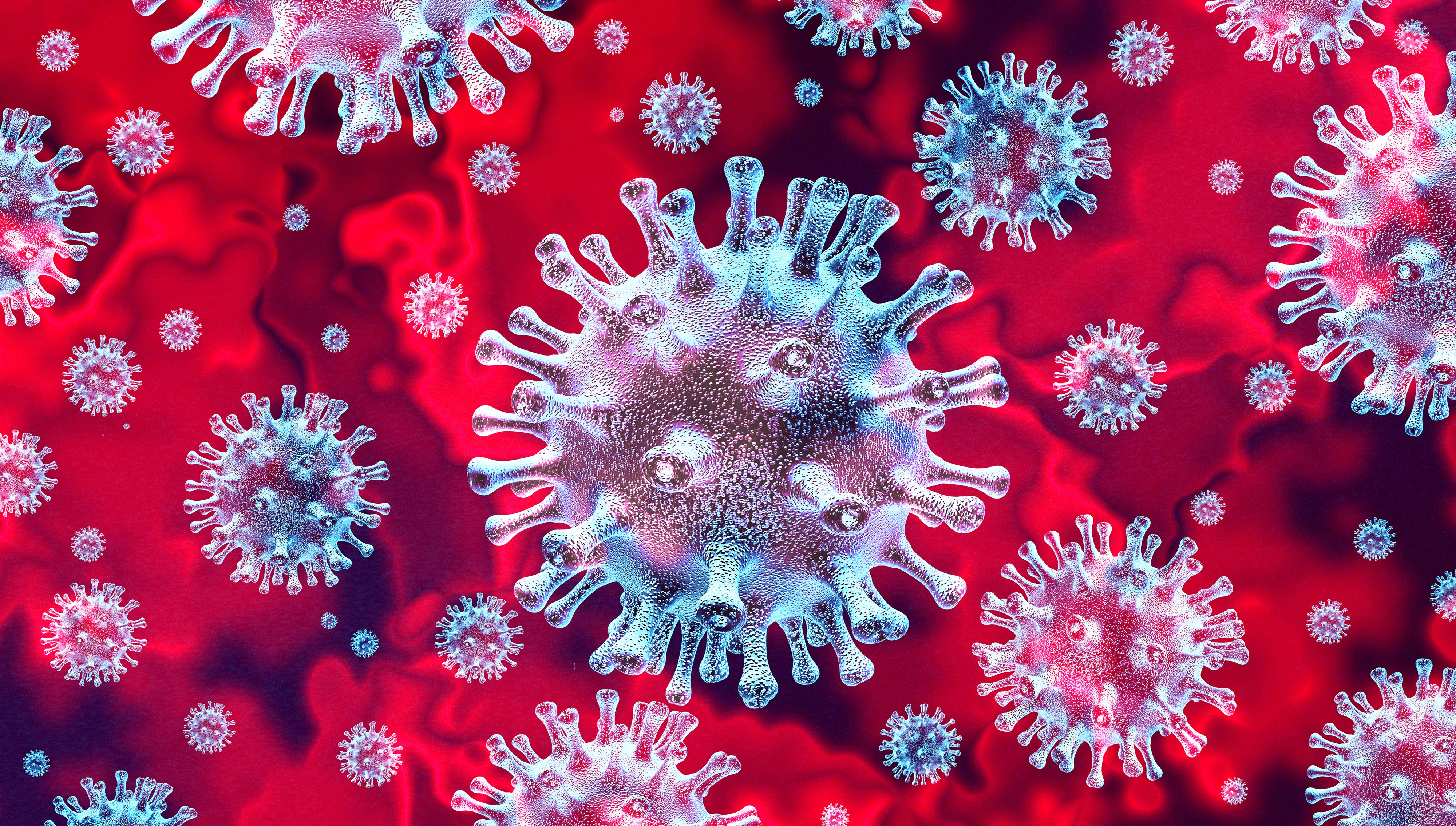Ilustración de coronavirus COVID-19. | Foto: Getty Images