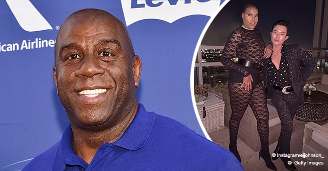 Magic Johnson's Son EJ Celebrates Friend's B-Day with Throwback Pic of ...