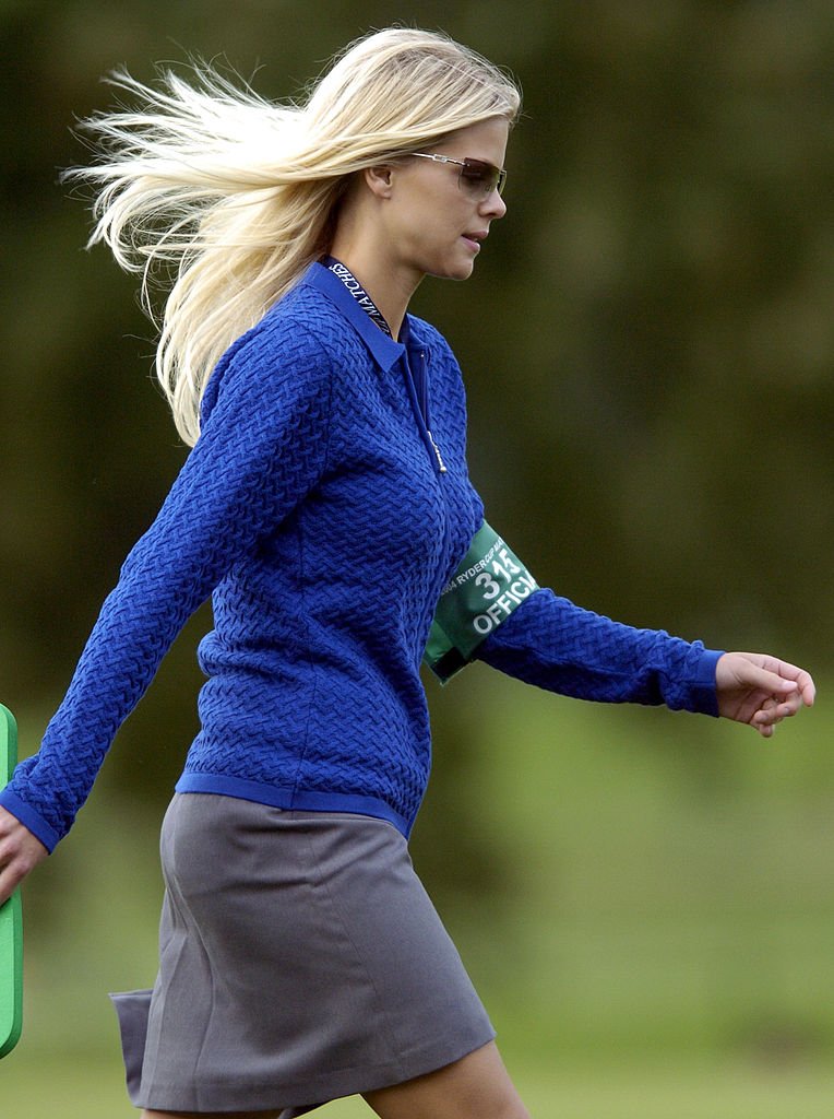 Elin Nordegren at Oakland Hills Country Club in Bloomfield Township, Michigan on September, 17 2004 | Source: Getty Images