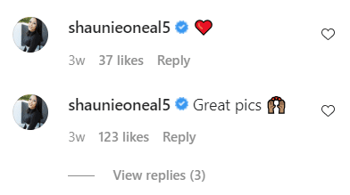 Shaunie O'Neal comments on her son Shareef's Instagram post | Source: Instagram.com/shareefoneal/