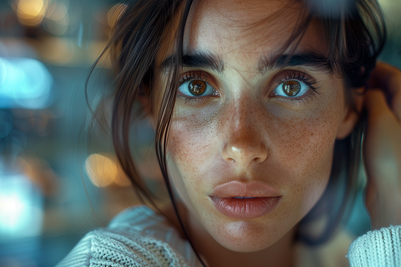 A close-up shot of a woman | Source: Midjourney