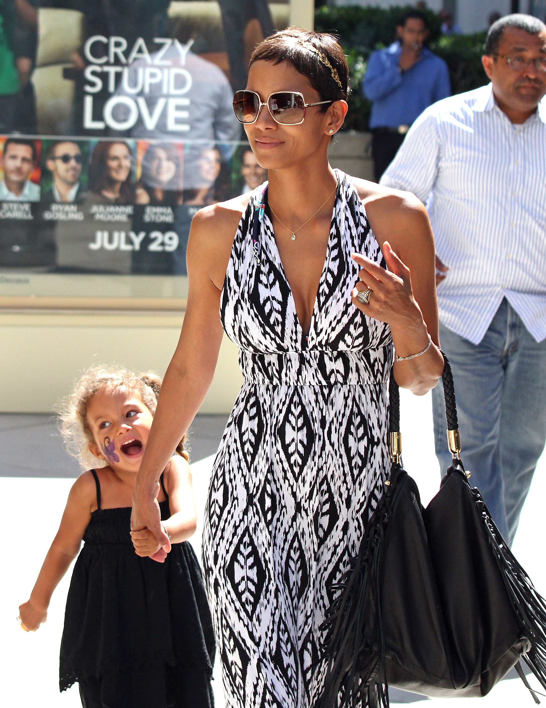 Halle Berry and Nahla Aubry on July 26, 2011 in Los Angeles, California | Source: Getty Images