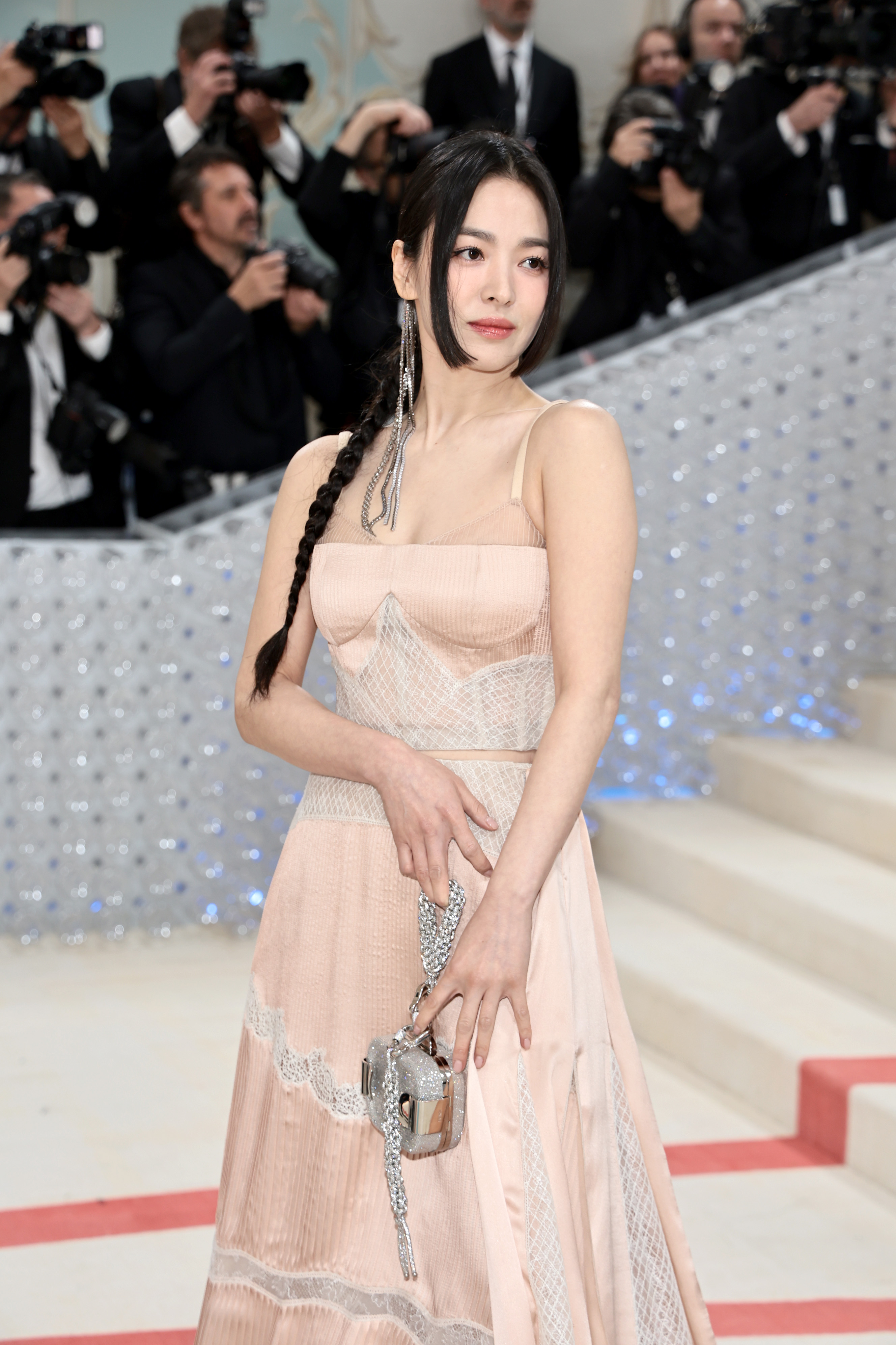 Song Hye-kyo during The 2023 Met Gala at The Metropolitan Museum of Art on May 1, 2023, in New York City. | Source: Getty Images