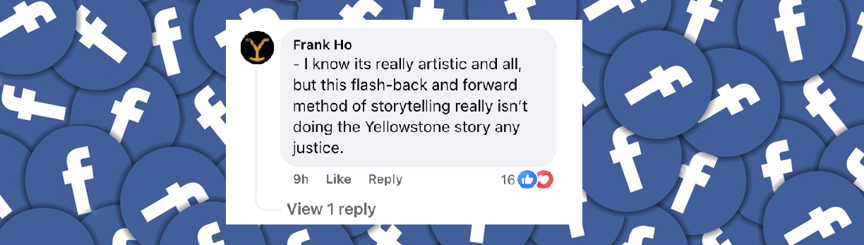 A netizen's remark on "Yellowstone" season 5, episode 10, posted on November 17, 2024 | Source: Facebook.com/yellowstoneparamount