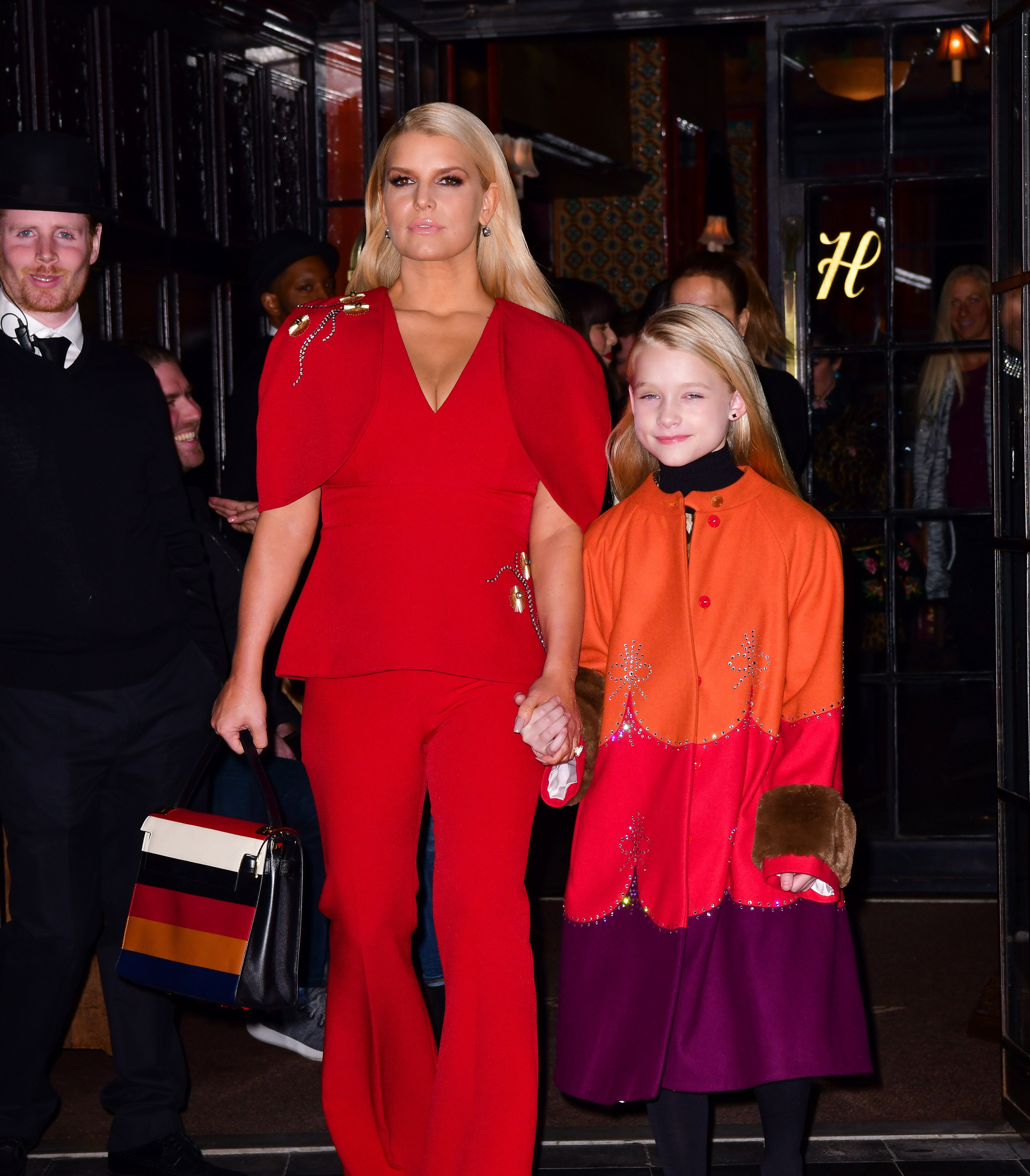 Jessica Simpson and Maxwell Drew Johnson seen on the streets of Manhattan on February 5, 2020, in New York City. | Source: Getty Images