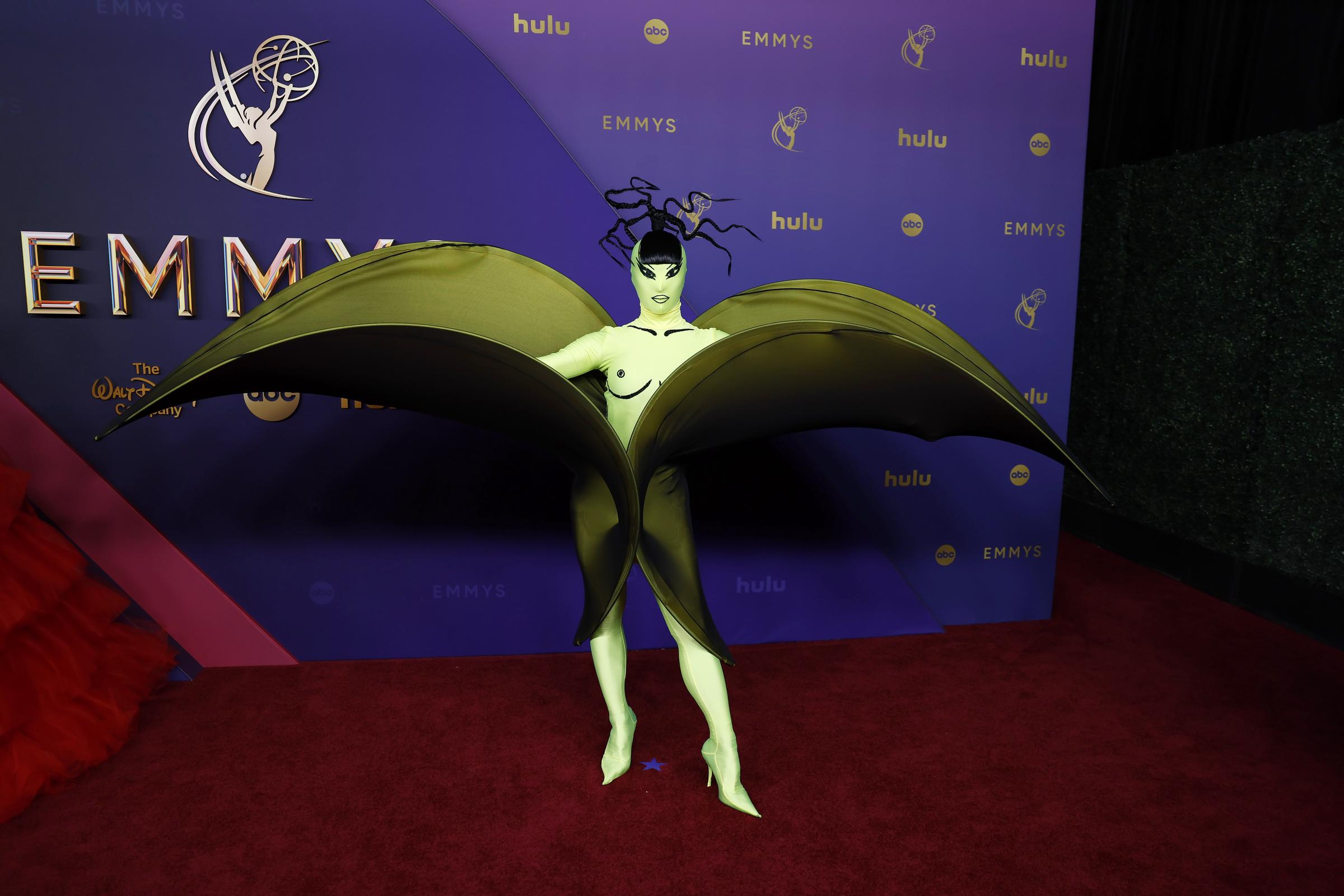 Nymphia Wind attends the 76th Primetime Emmy Awards on September 15, 2024, in Los Angeles, California. | Source: Getty Images