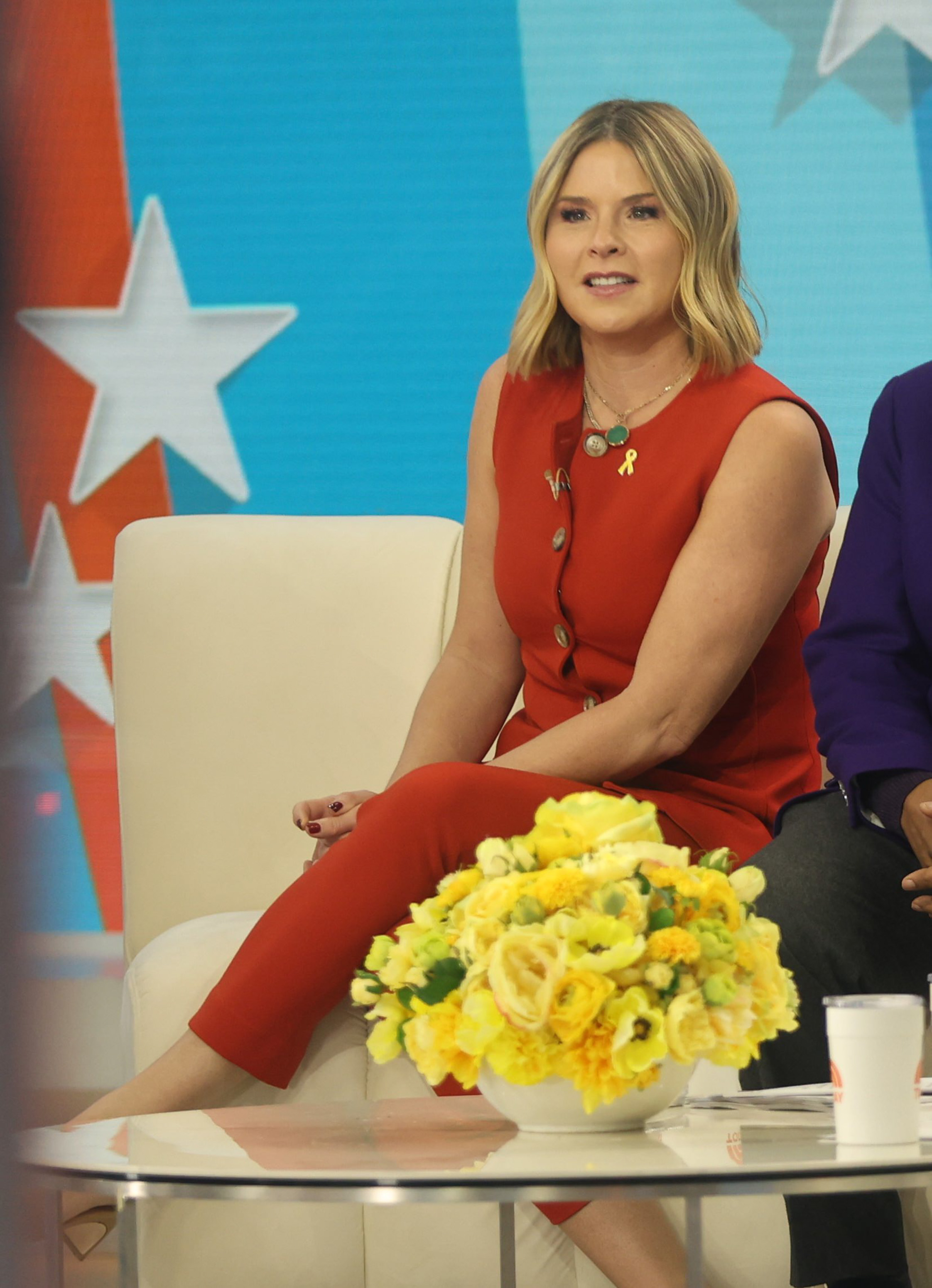 Jenna Bush Hager seen at the "Today" show in Uptown, Manhattan on March 3, 2026, in New York City | Source: Getty Images