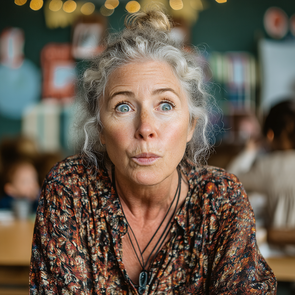 A shocked woman | Source: Midjourney