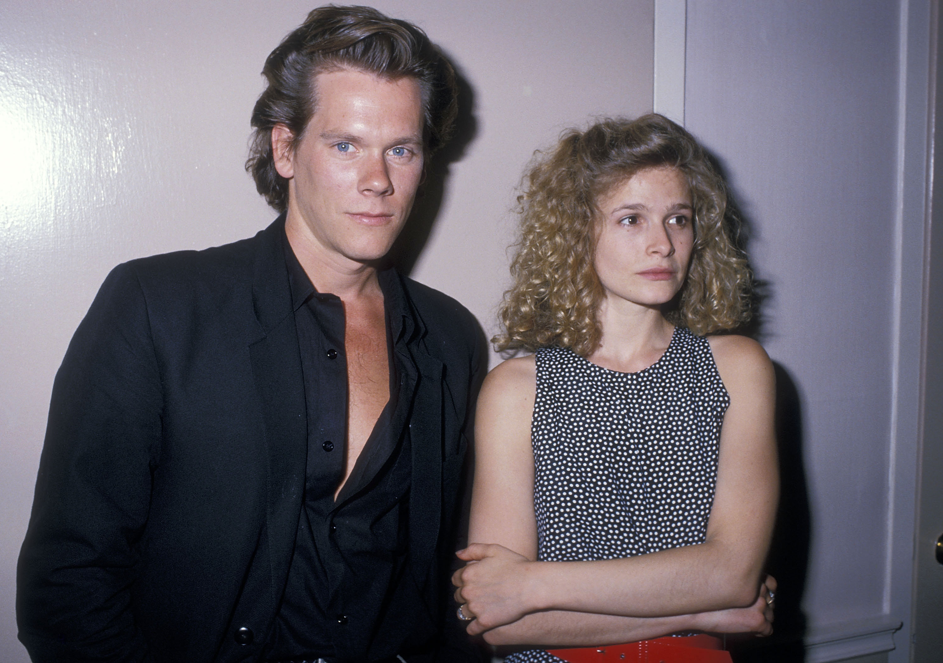 Kevin Bacon and Kyra Sedgwick on June 14, 1988 in New York City | Source: Getty Images