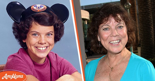 [Left] Erin Moran as a child entertainer; [Right]Erin Moran on June 18, 2009  | Source: Getty Images