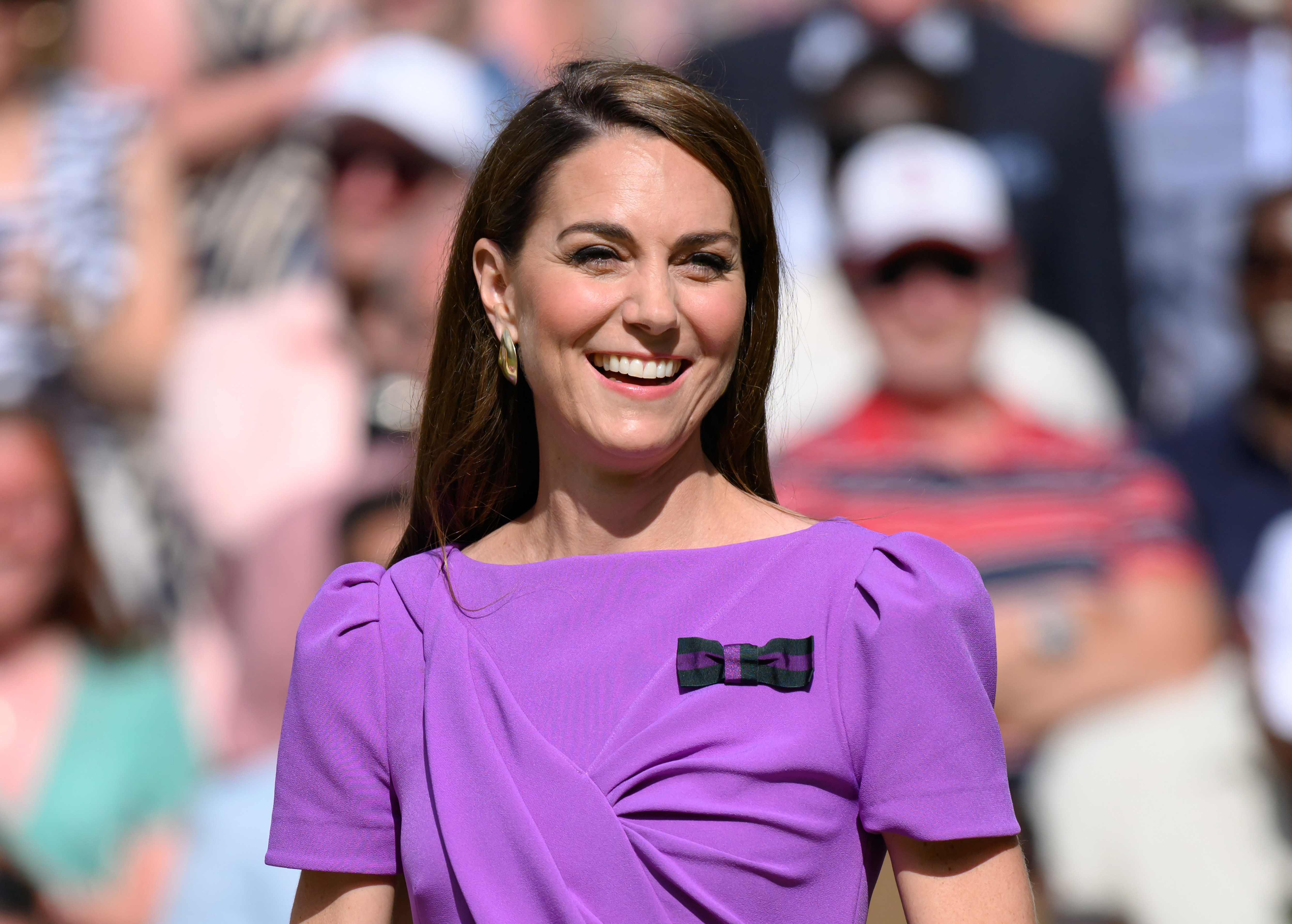 Catherine, Princess of Wales at the All England Lawn Tennis and Croquet Club on July 14, 2024, in London, England. | Source: Getty Images