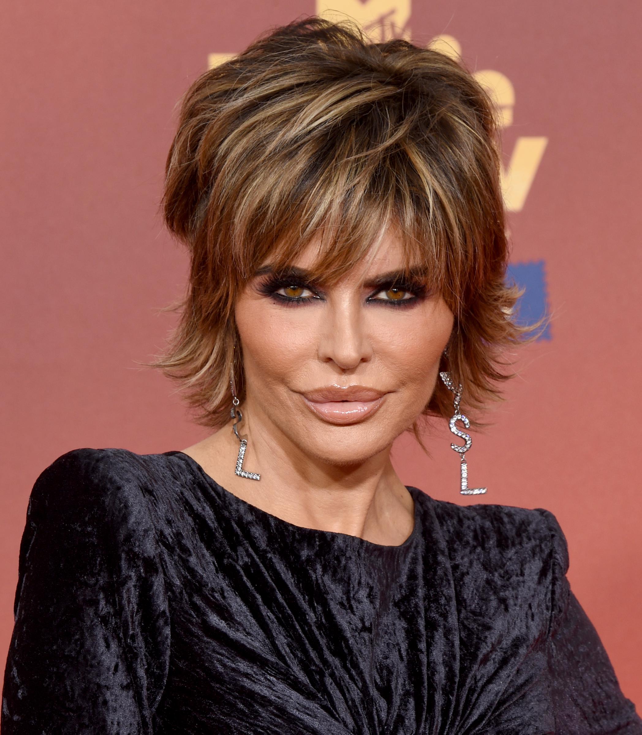 Lisa Rinna attends the MTV Movie & TV Awards: UNSCRIPTED at Barker Hangar on June 2, 2022, in Santa Monica, California.