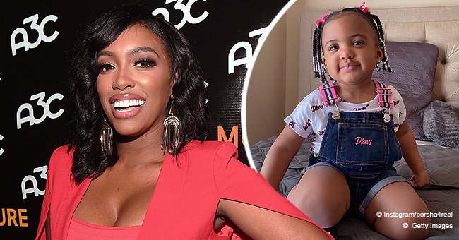 Porsha Williams' Daughter Pilar Looks Cute Posing in a Denim Jumpsuit ...