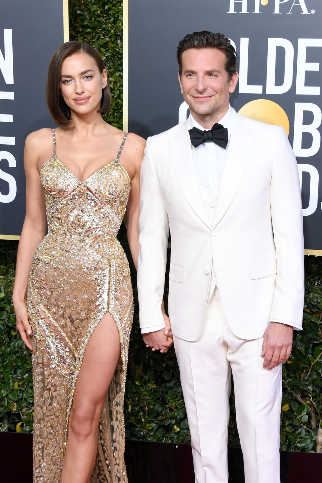 Irina Shayk and Bradley Cooper attend the 76th Annual Golden Globe Awards at The Beverly Hilton Hotel on January 6, 2019 in Beverly Hills, California | Photo: Getty Images