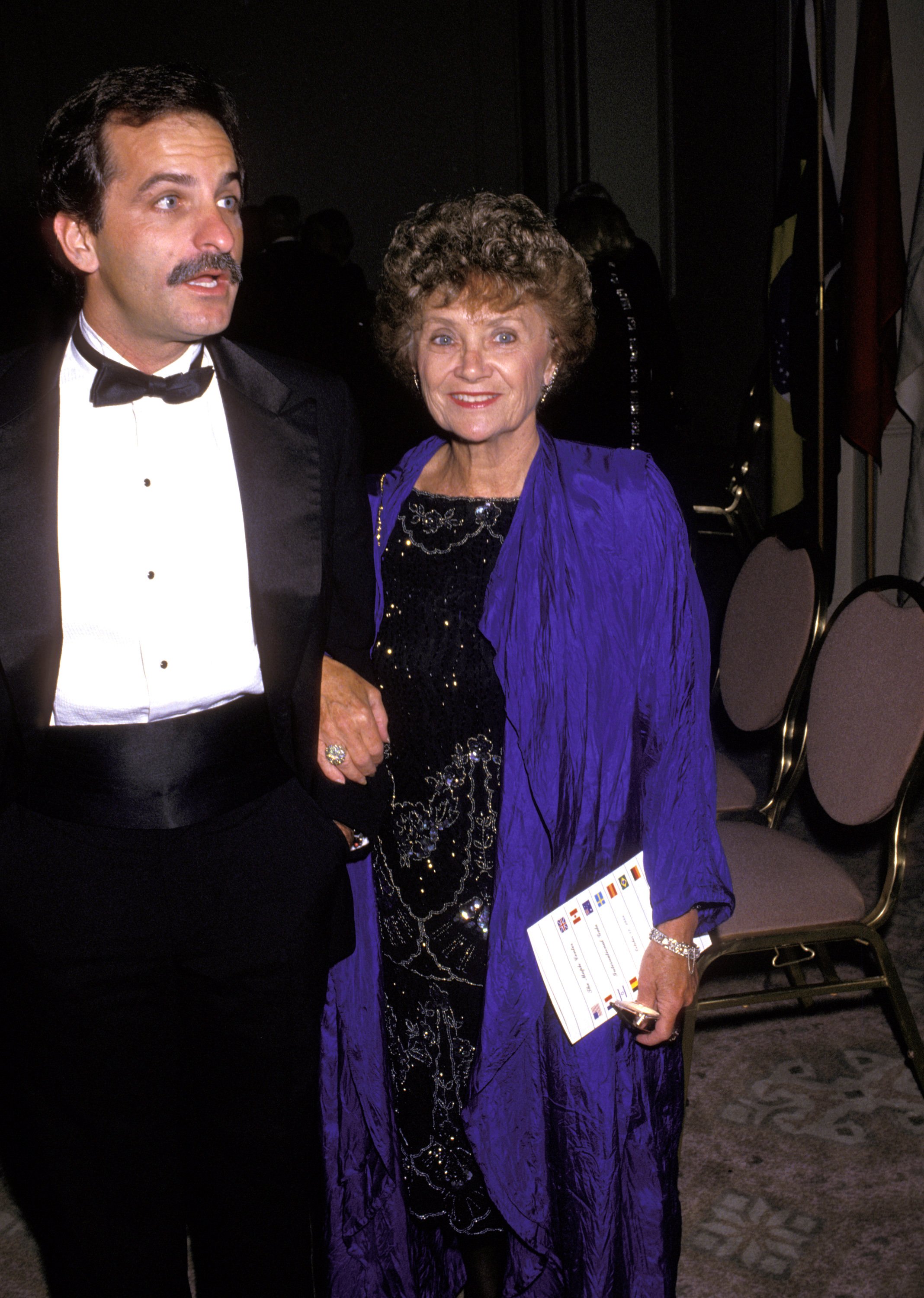 Estelle Getty and her son Carl Gettleman at Maple Center. | Source: Getty Images