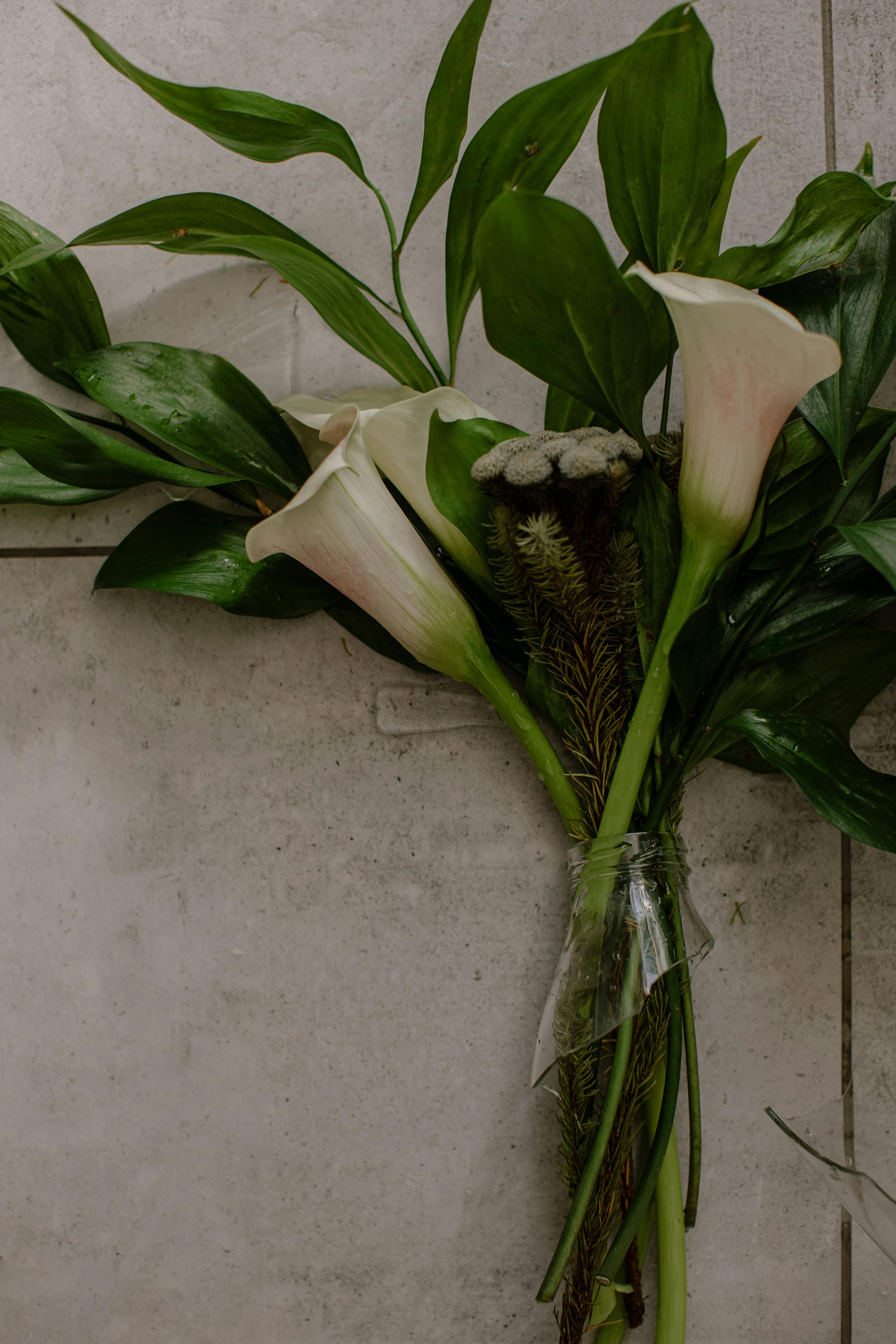 A broken vase with flowers | Source: Pexels