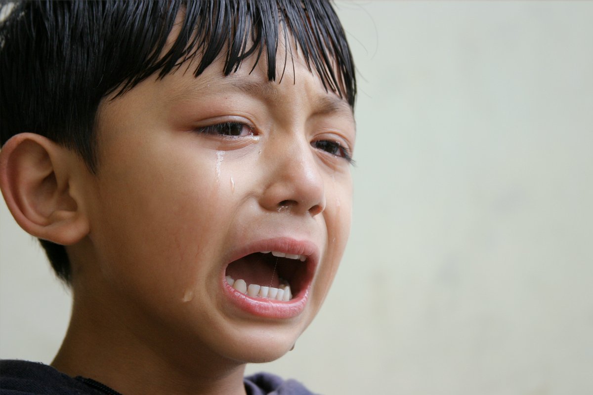 Niño llorando. | Imagen: Flickr