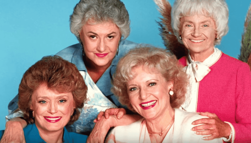 Promotional photo of Betty White, Bea Arthur, Rue McClanahan, and Estelle Getty for "The Golden Girls" | Photo: YouTube/EveryShow Review
