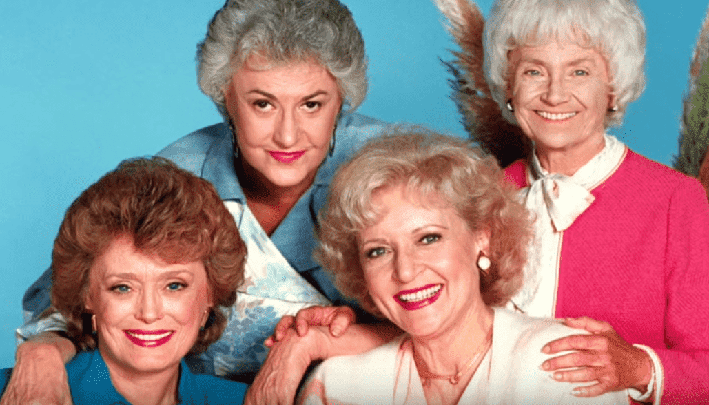 Promotional photo of Betty White, Bea Arthur, Rue McClanahan, and Estelle Getty for "The Golden Girls." | Photo: YouTube/EveryShow Review