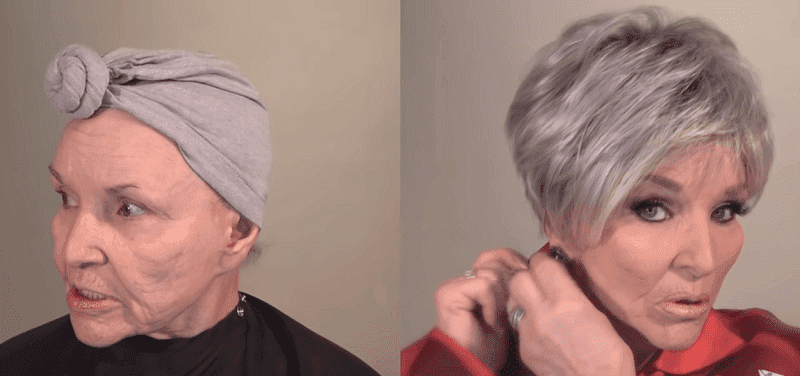 Before and after makeover. | Photo: YouTube/MAKEOVERGUY Minneapolis