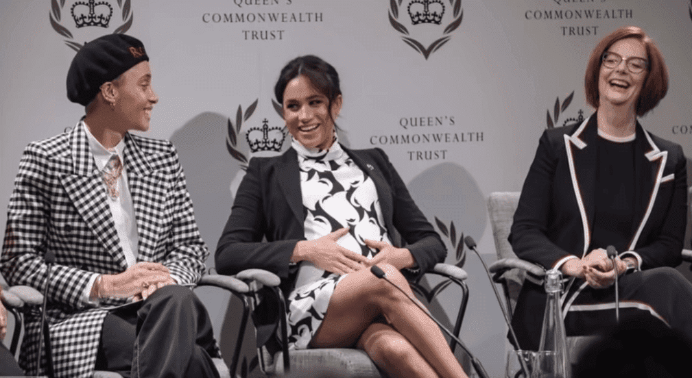 Meghan Markle at an International Women’s Day event | Photo: YouTube/Meghan Markle & Prince Harry News