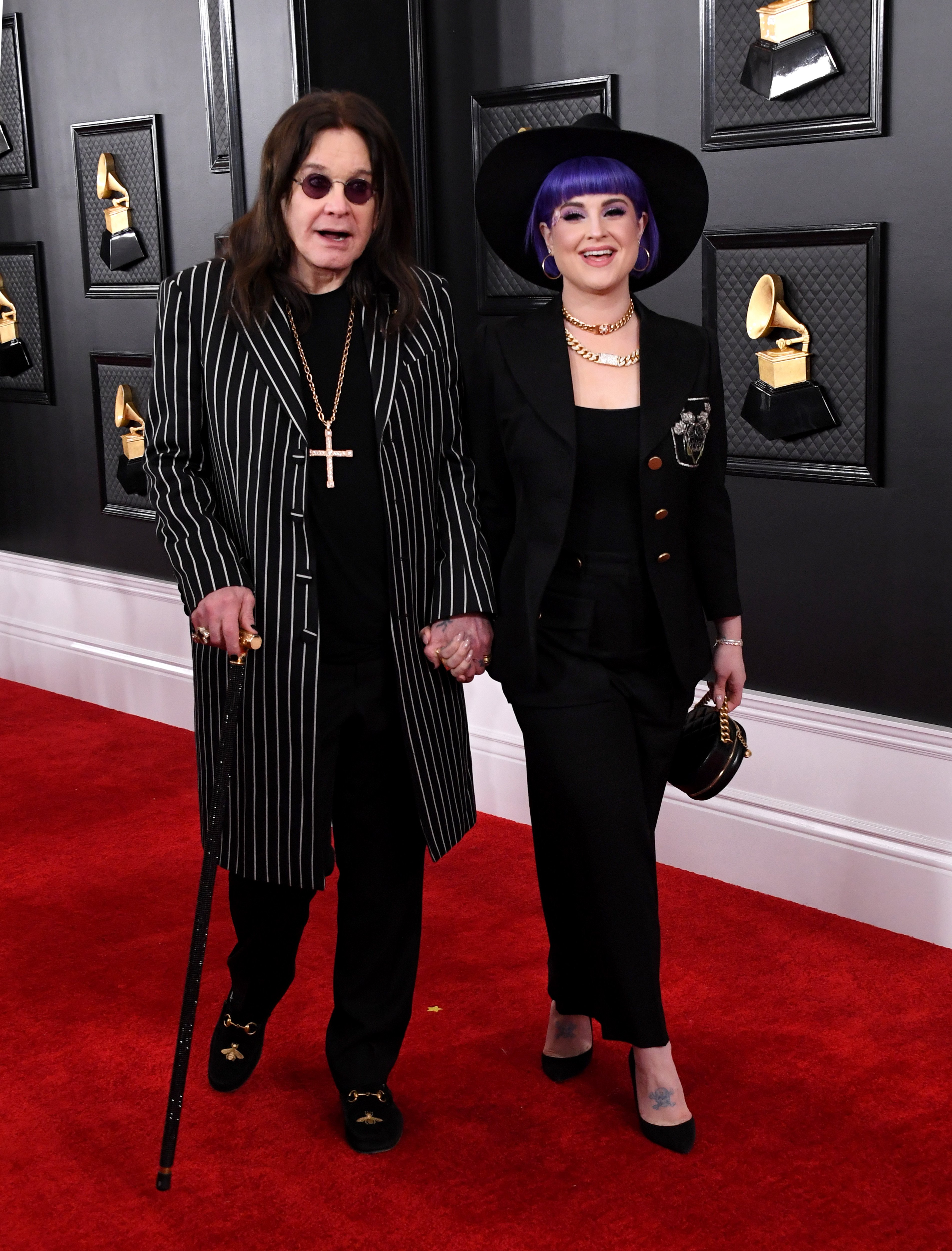 Ozzy and Kelly Osbourne at the 62nd Annual Grammy Awards on January 26, 2020, in Los Angeles, California | Source: Getty Images