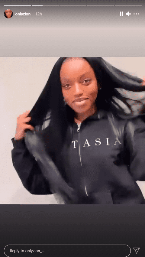 Fantasia's eldest daughter Zion showing off her straight hair in a new video | Photo: Instagram/onlyzion_