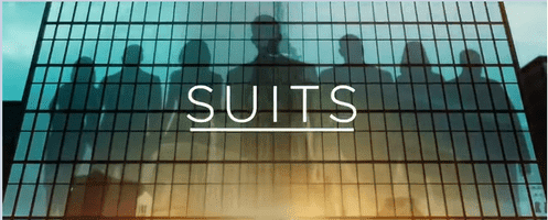 Title card for the US TV show "Suits." | Source: Wikipedia. 