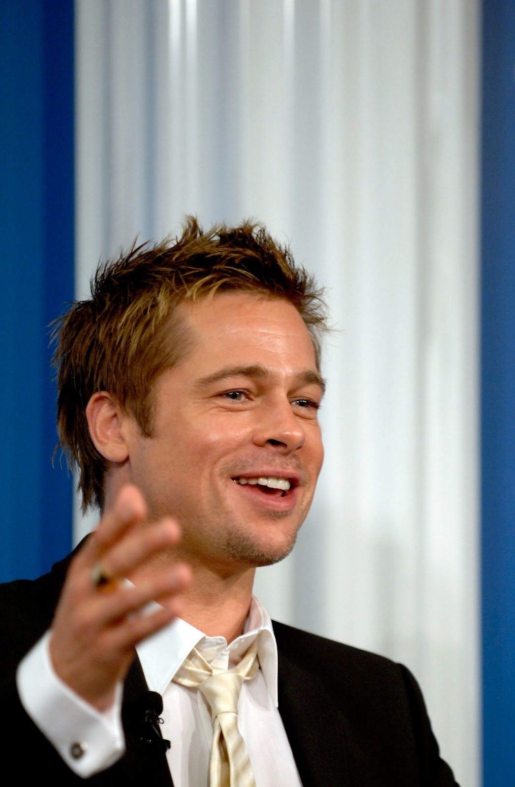 Brad Pitt during a press conference for "Babel" at the 2006 Toronto International Film Festival. | Source: Getty Images