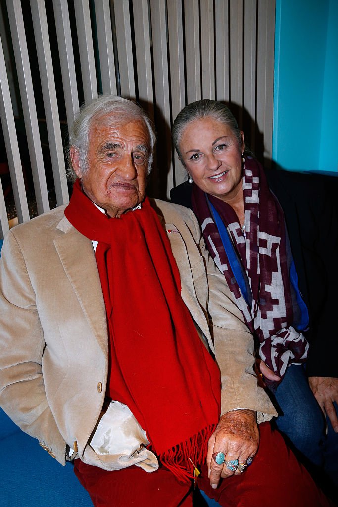 Jean-Paul Belmondo et sa fille Florence. | Photo : Getty Images