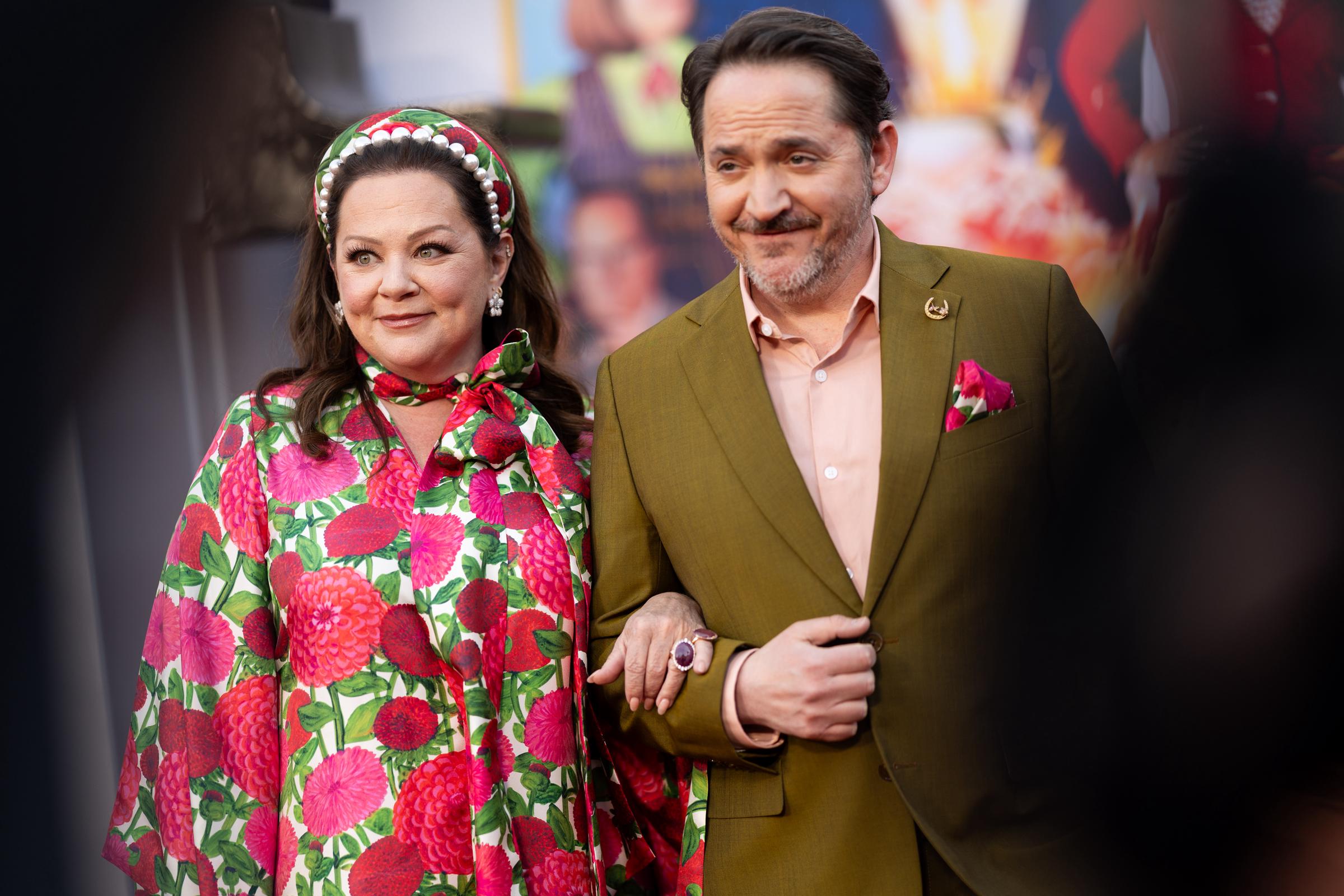 Melissa McCarthy and Ben Falcon attends the Los Angeles Premiere of Netflix's "UNFROSTED" at The Egyptian Theatre Hollywood on April 30, 2024 in Los Angeles, California | Source: Getty Images