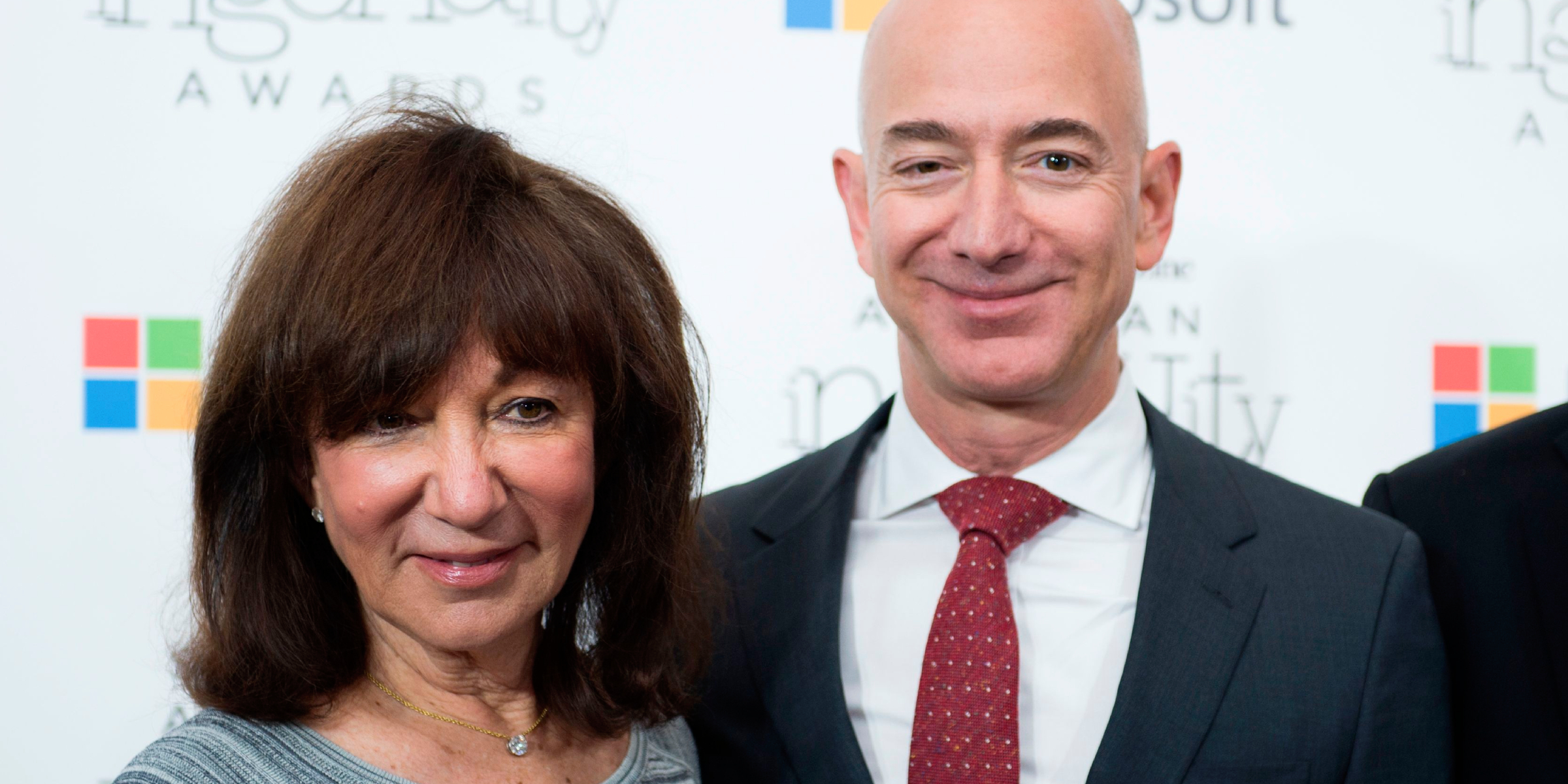 Jeff Bezos and his mother, Jackie Bezos | Source: Getty Images