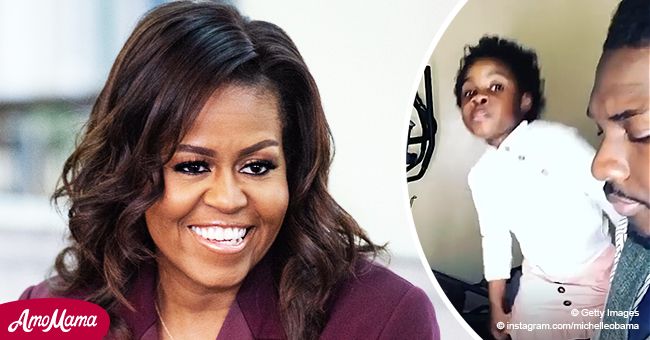 Michelle Obama Shares Sweet Video of Dad and Daughter Singing a ...