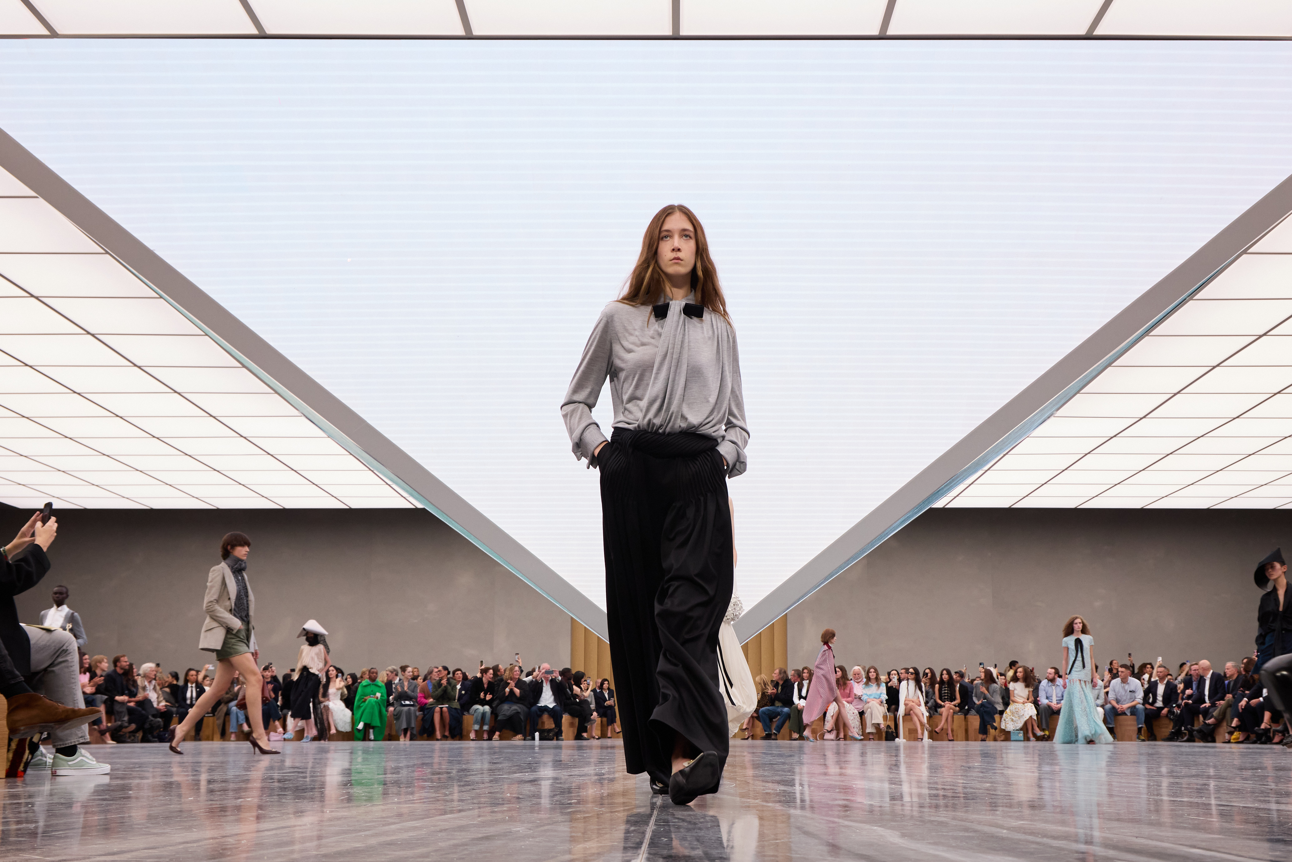 Sunday Rose Kidman-Urban walks the runway during the Christian Dior Womenswear Spring/Summer 2026 show in France | Source: Getty Images