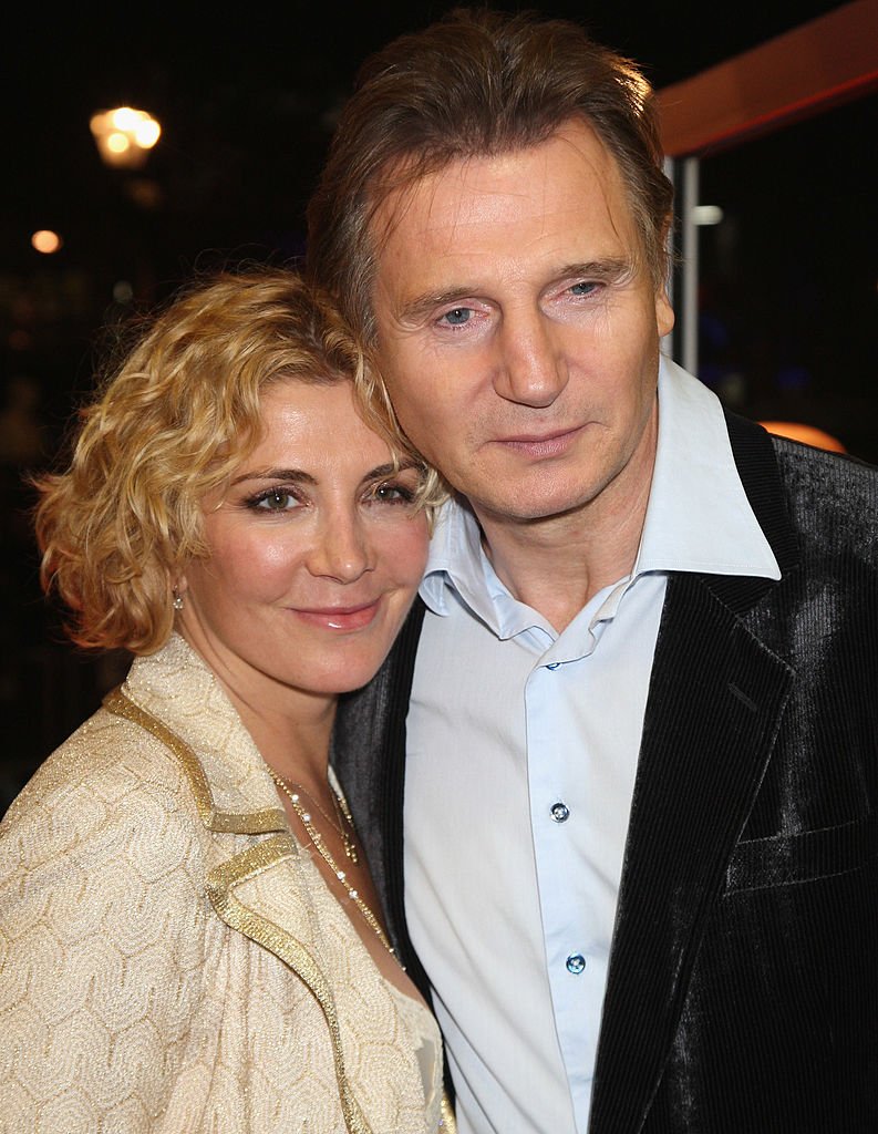 Liam Neeson and Natasha Richardson on October 17, 2008 in London, England |  Photo: Getty Images 