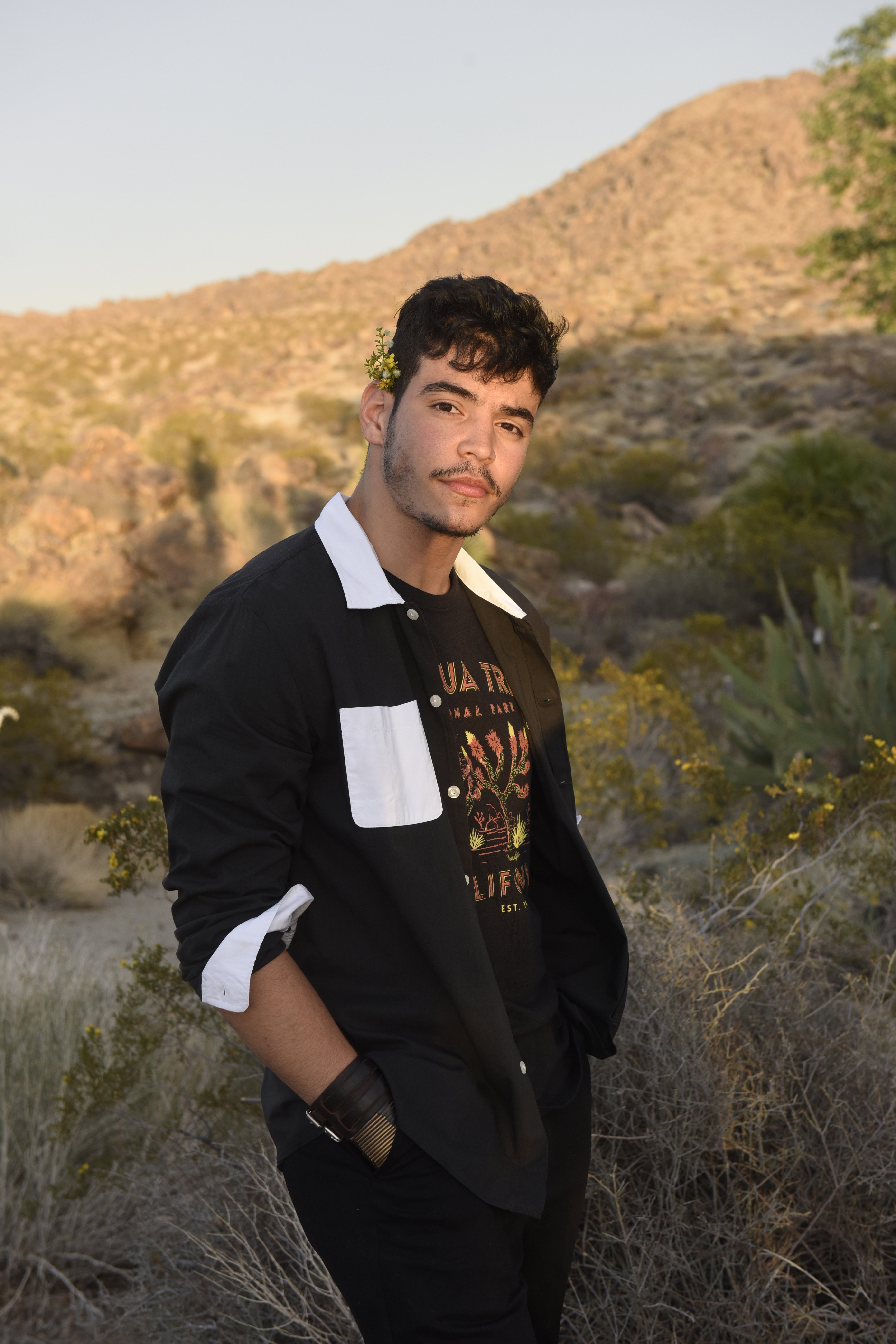 Aaron Dominguez on May 1, 2021, at Joshua Tree, California. | Source: Getty Images