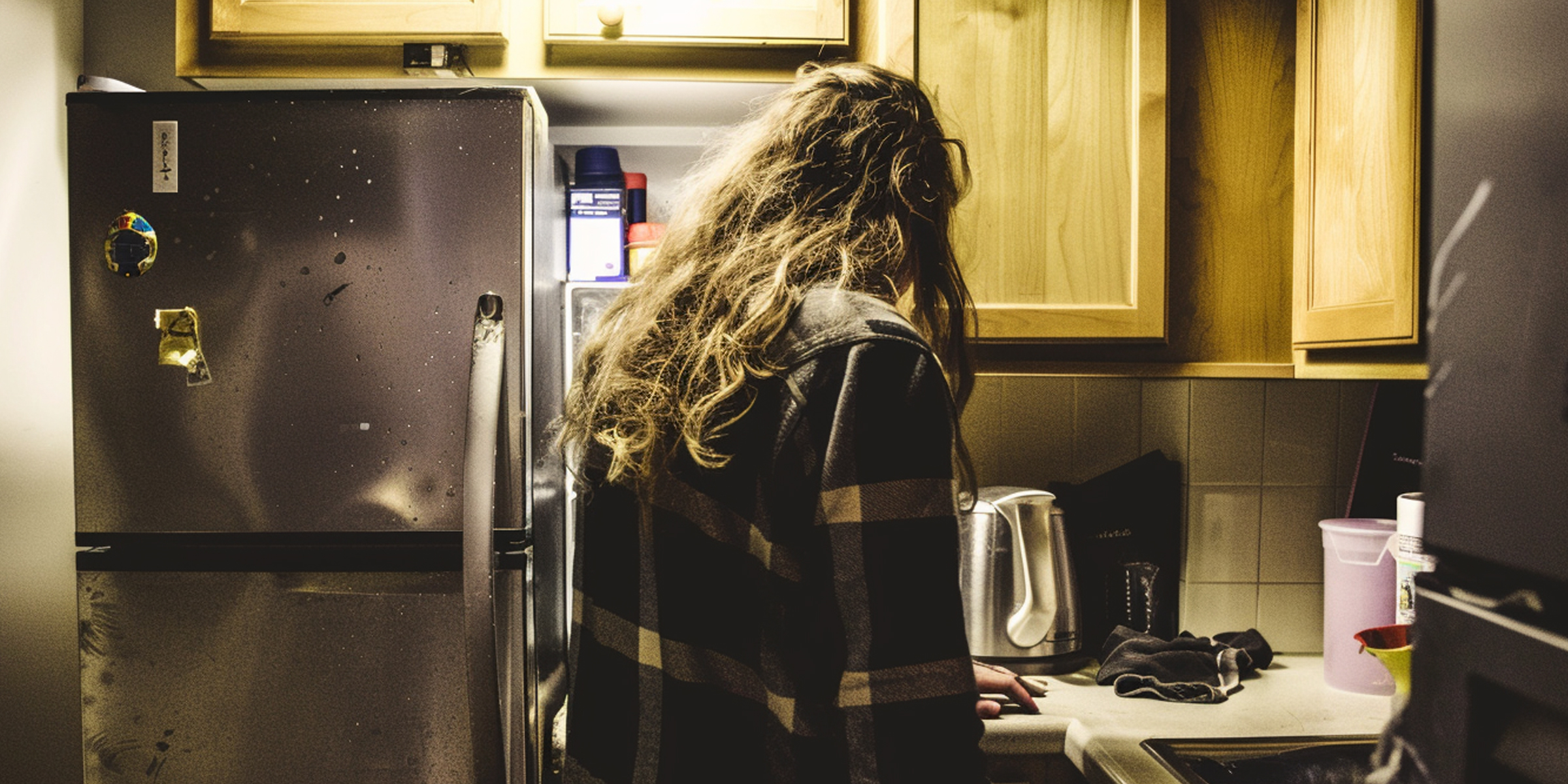A woman standing at a kitchen counter | Source: Amomama