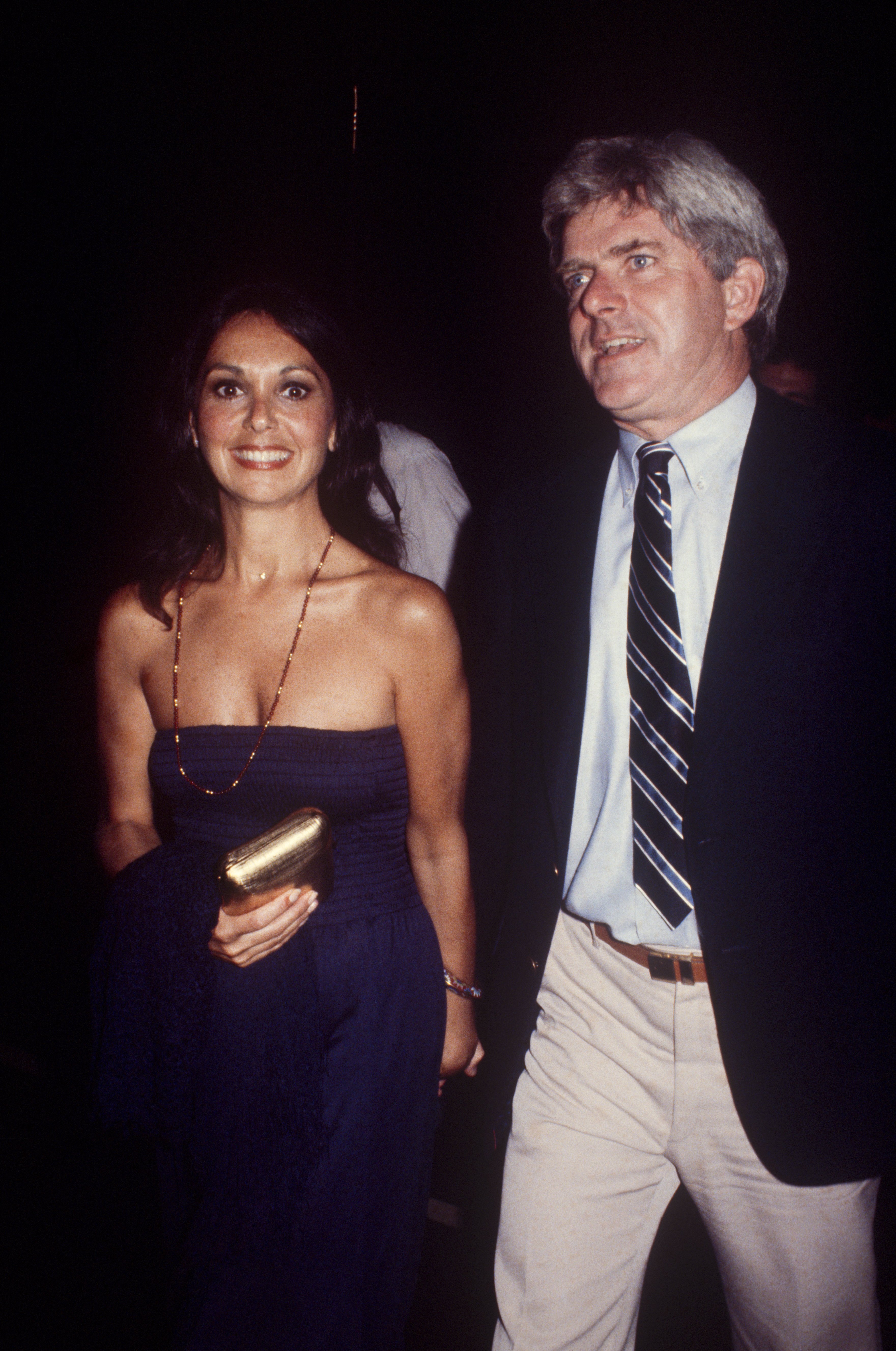 Marlo Thomas and her husband Phil Donahue in New York, circa 1970 | Source: Getty Images