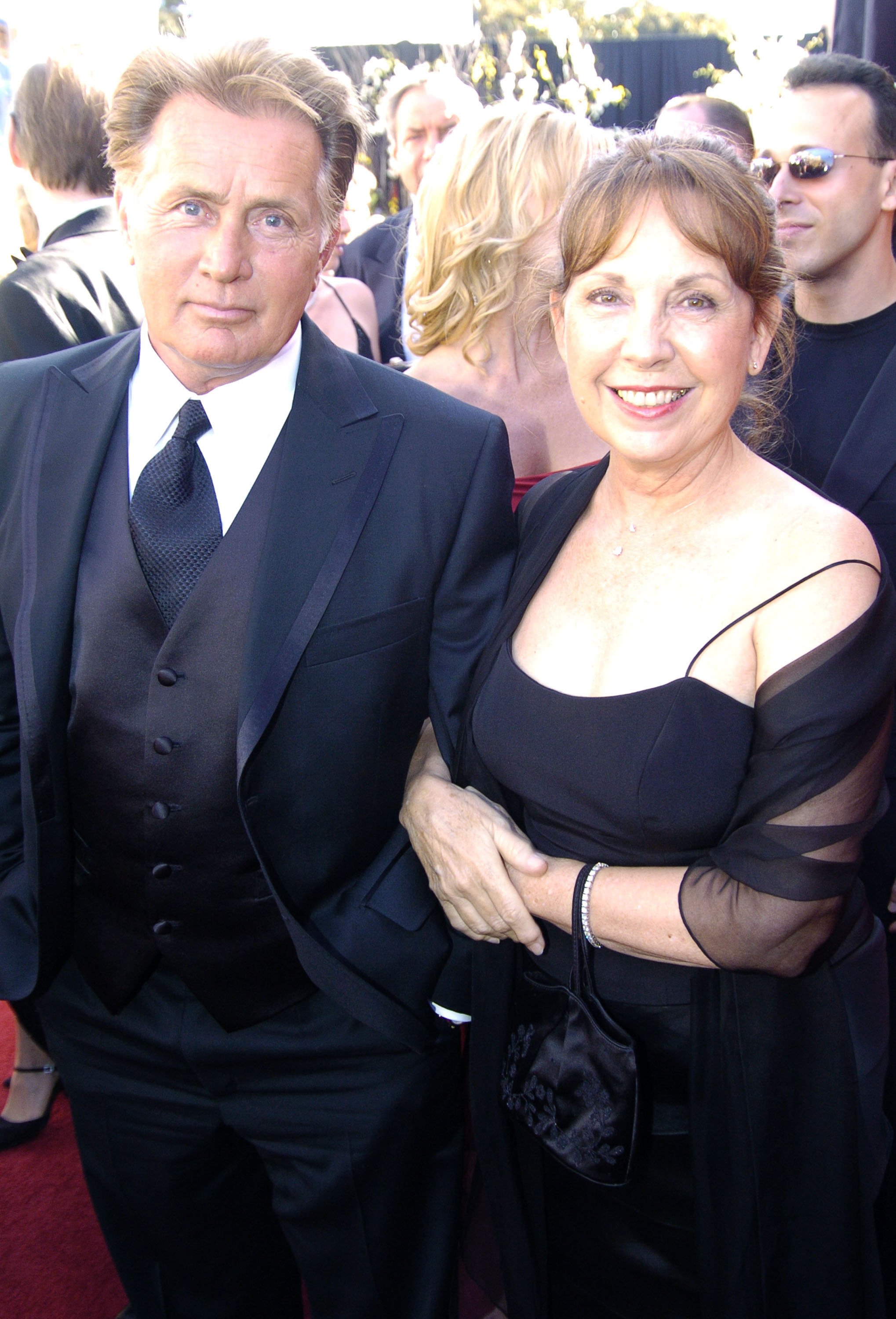 Martin Sheen and Janet Sheen during The 56th Annual Primetime Emmy Awards - Red Carpet at The Shrine Auditorium in Los Angeles, California. / Source: Getty Images