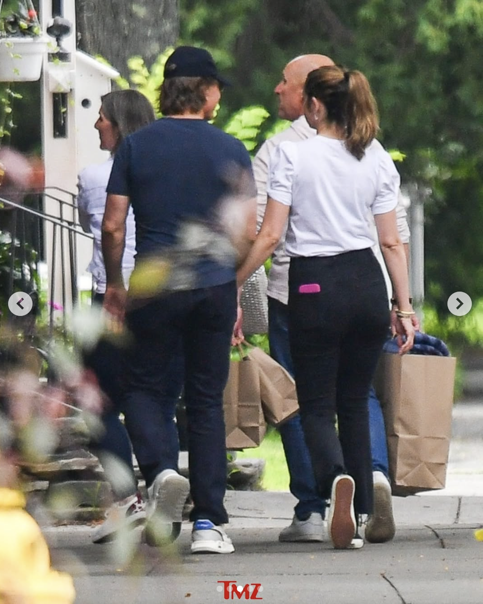 Tom Cruise and Ana de Armas photographed walking together hand-in-hand, posted on July 29, 2025. | Source: Instagram/tmz